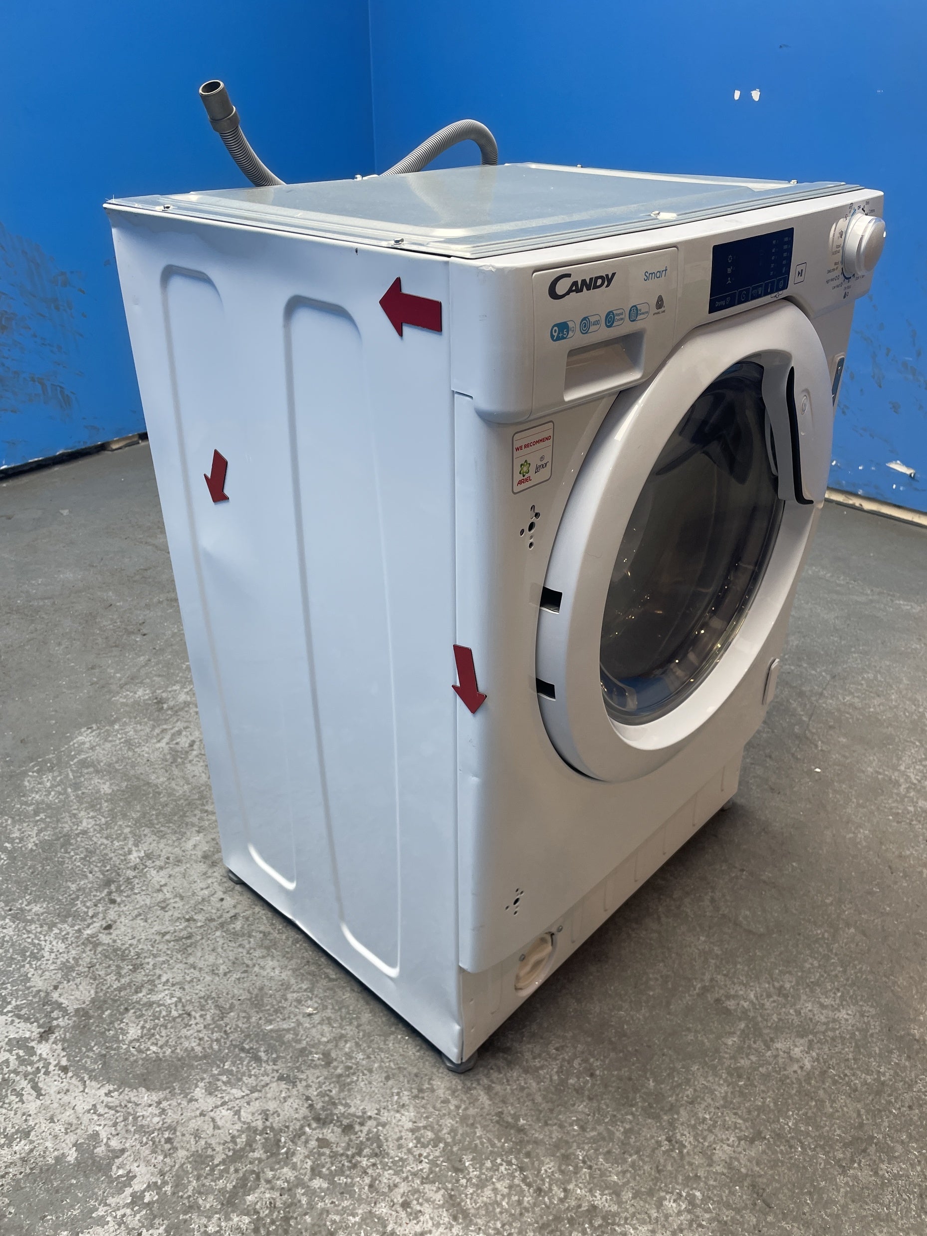 #GRC-153-469 - Candy CBD495D1WE/1-80 Built-in 9kg / 5kg 1400 Spin Washer Dryer