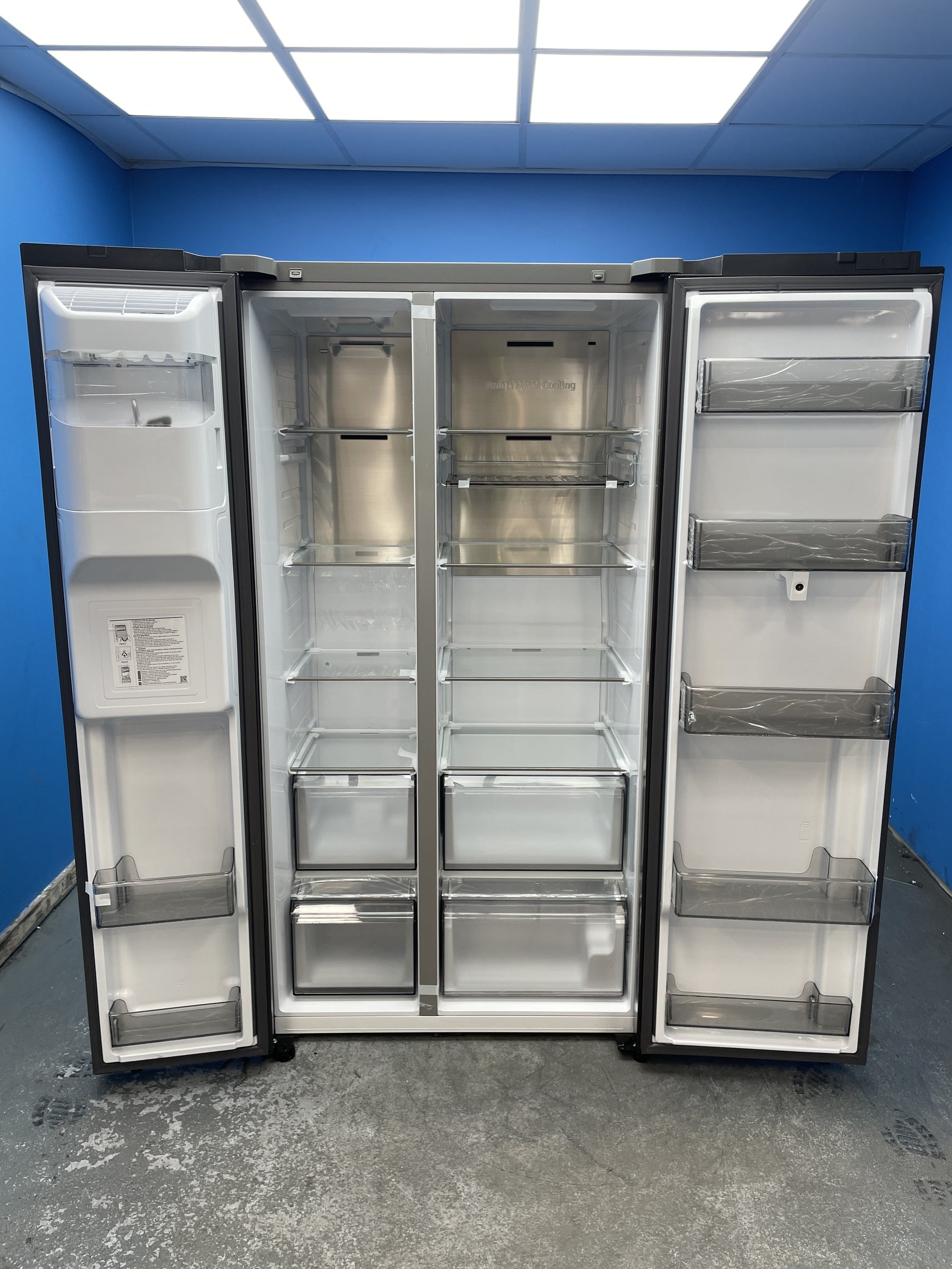 #GRC-136-282 - Samsung RS90F66BEFEU Family Hub American Fridge Freezer