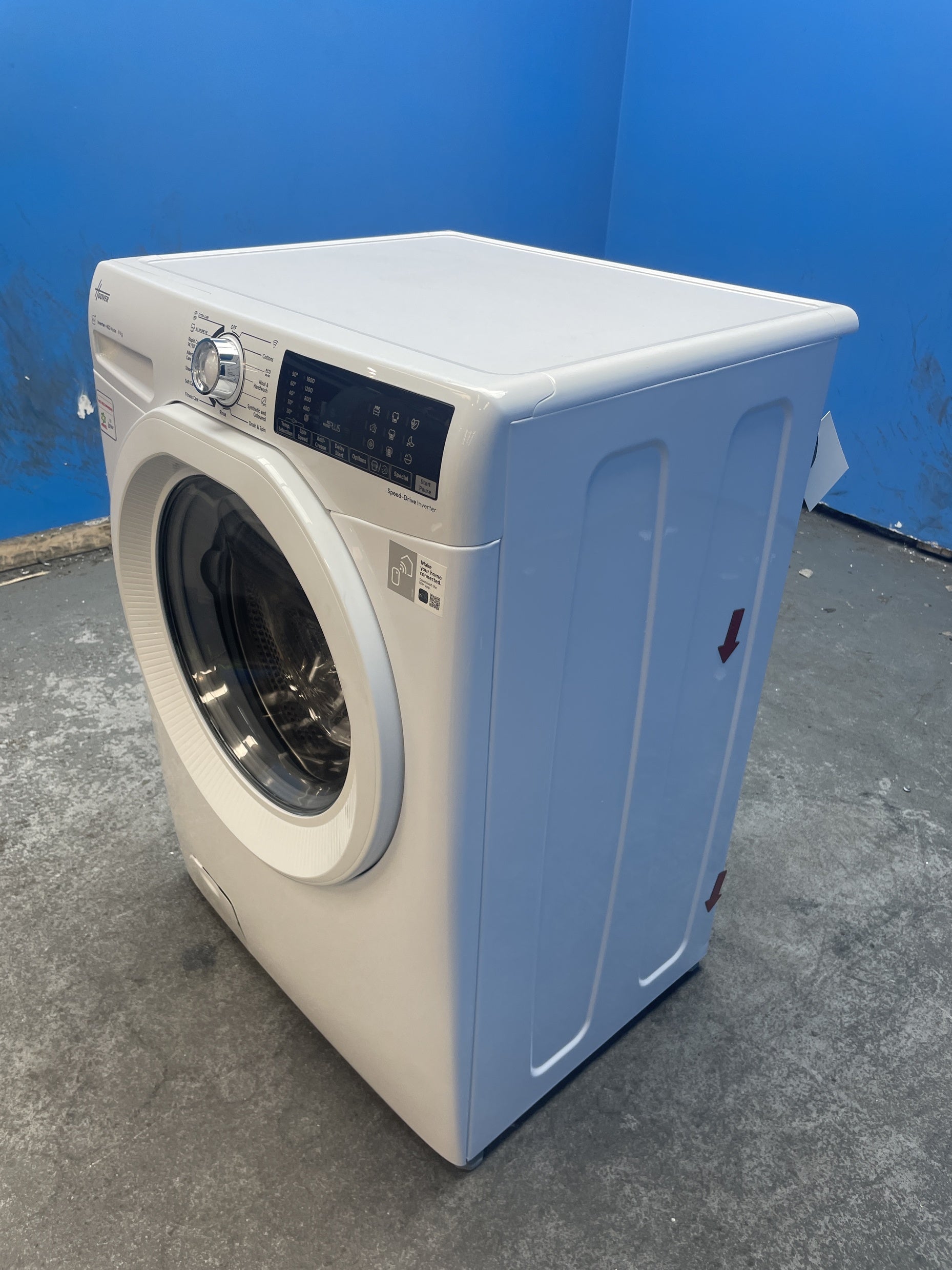 #GRC-160-013 - Hoover H-WASH 350 H3WPS696TAM6-80 9kg 1600rpm Washing Machine