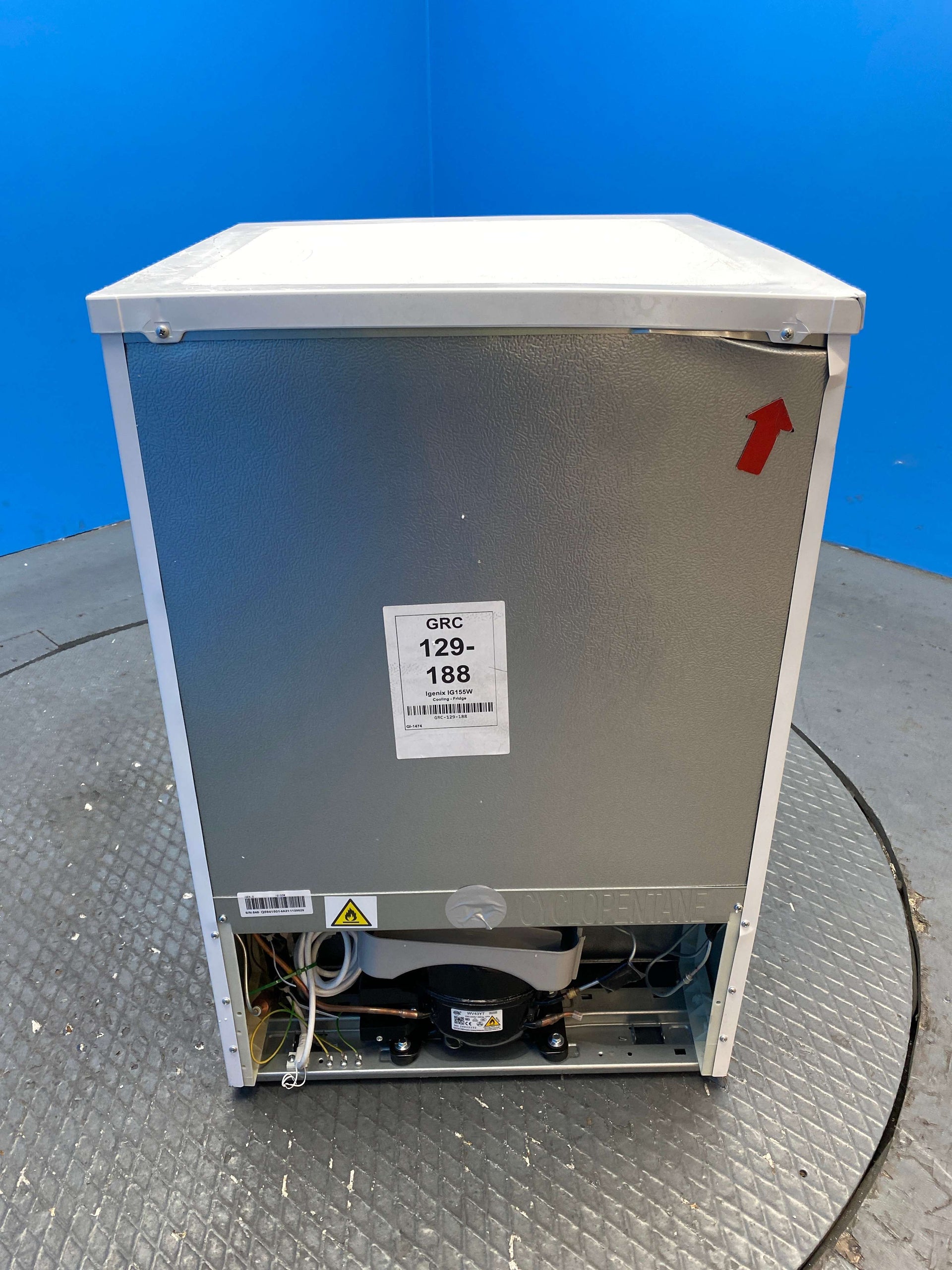 Igenix IG155W 109 Litre Under Counter Fridge with Ice Box