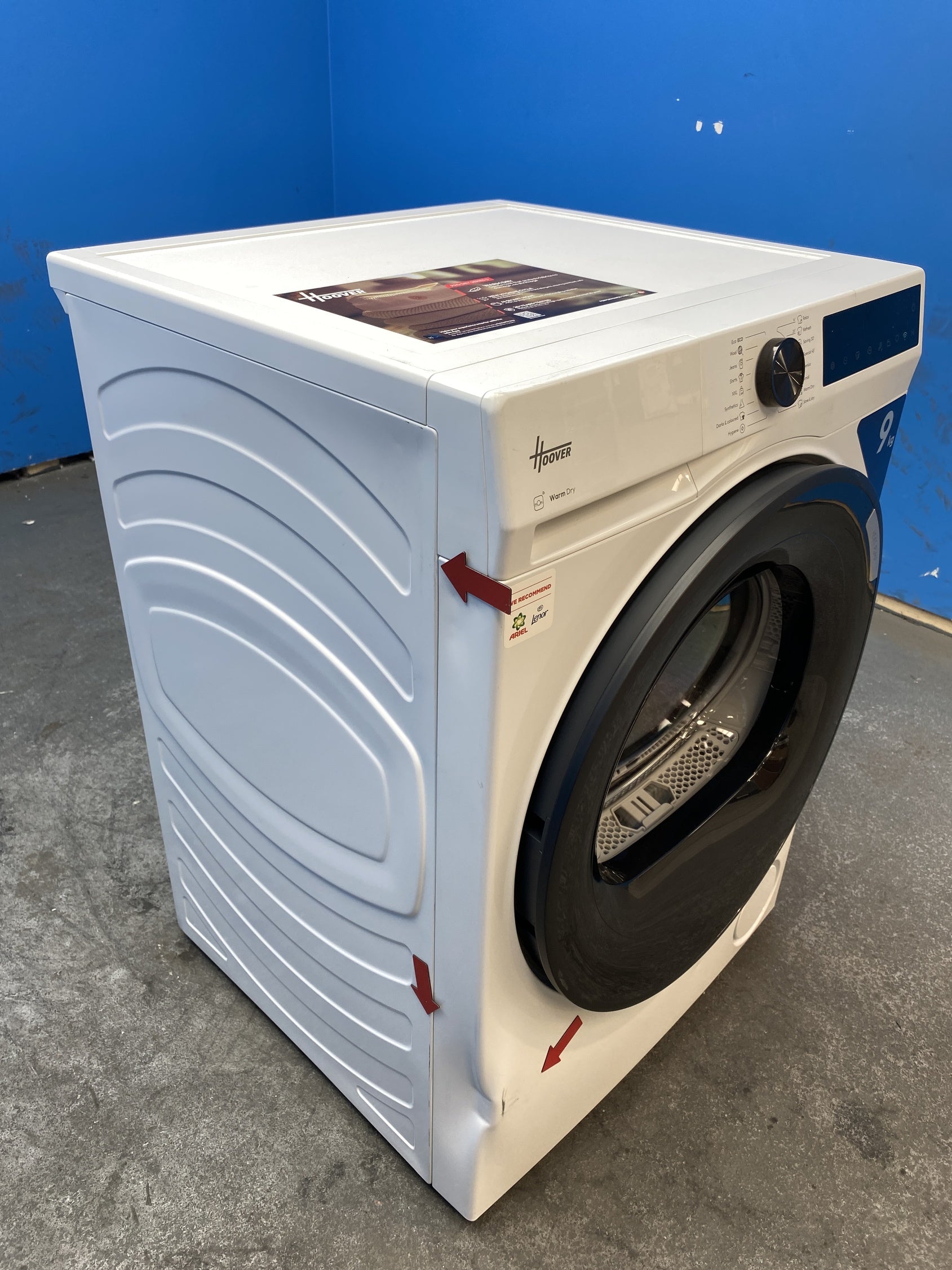 #GRC-159-769 - Hoover HBR 9N2BX-80 Pro Dry Series 3 9kg Heat Pump Tumble Dryer