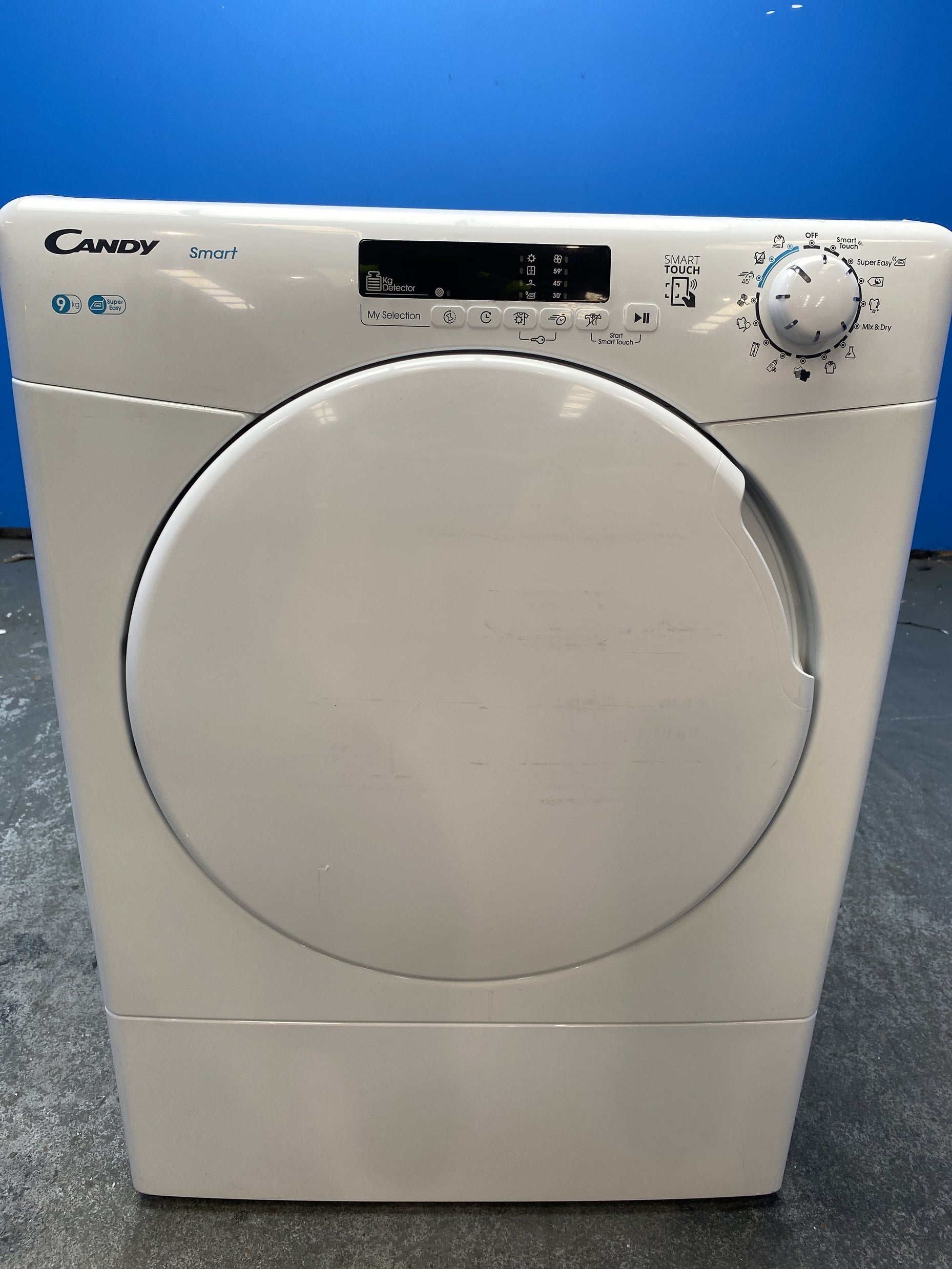 #GRC-159-201 - Candy CSE V9DF-80 9kg Vented Smart Tumble Dryer