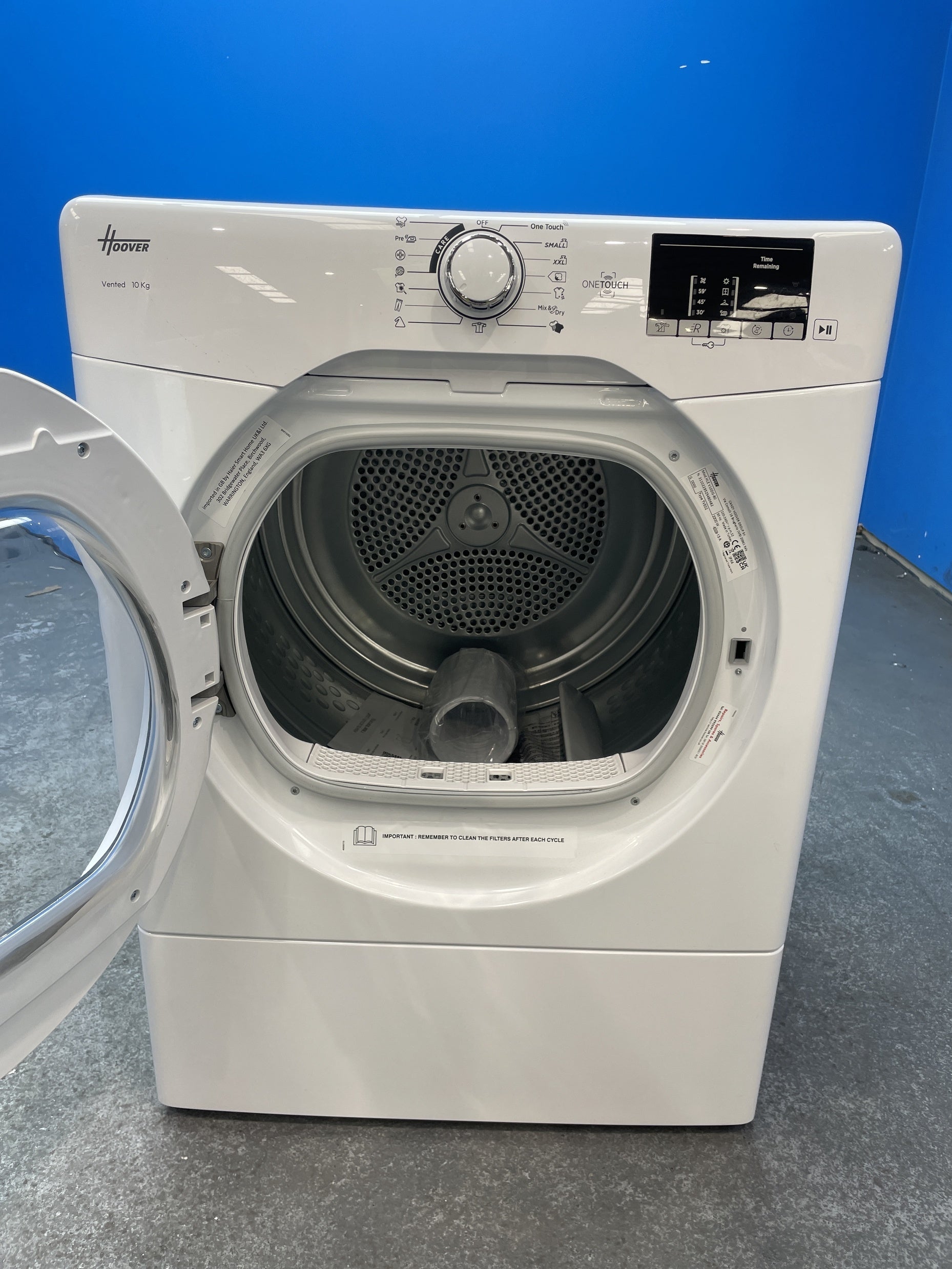 #GRC-155-592 - Hoover HLE V10DG-80 10kg Vented Tumble Dryer