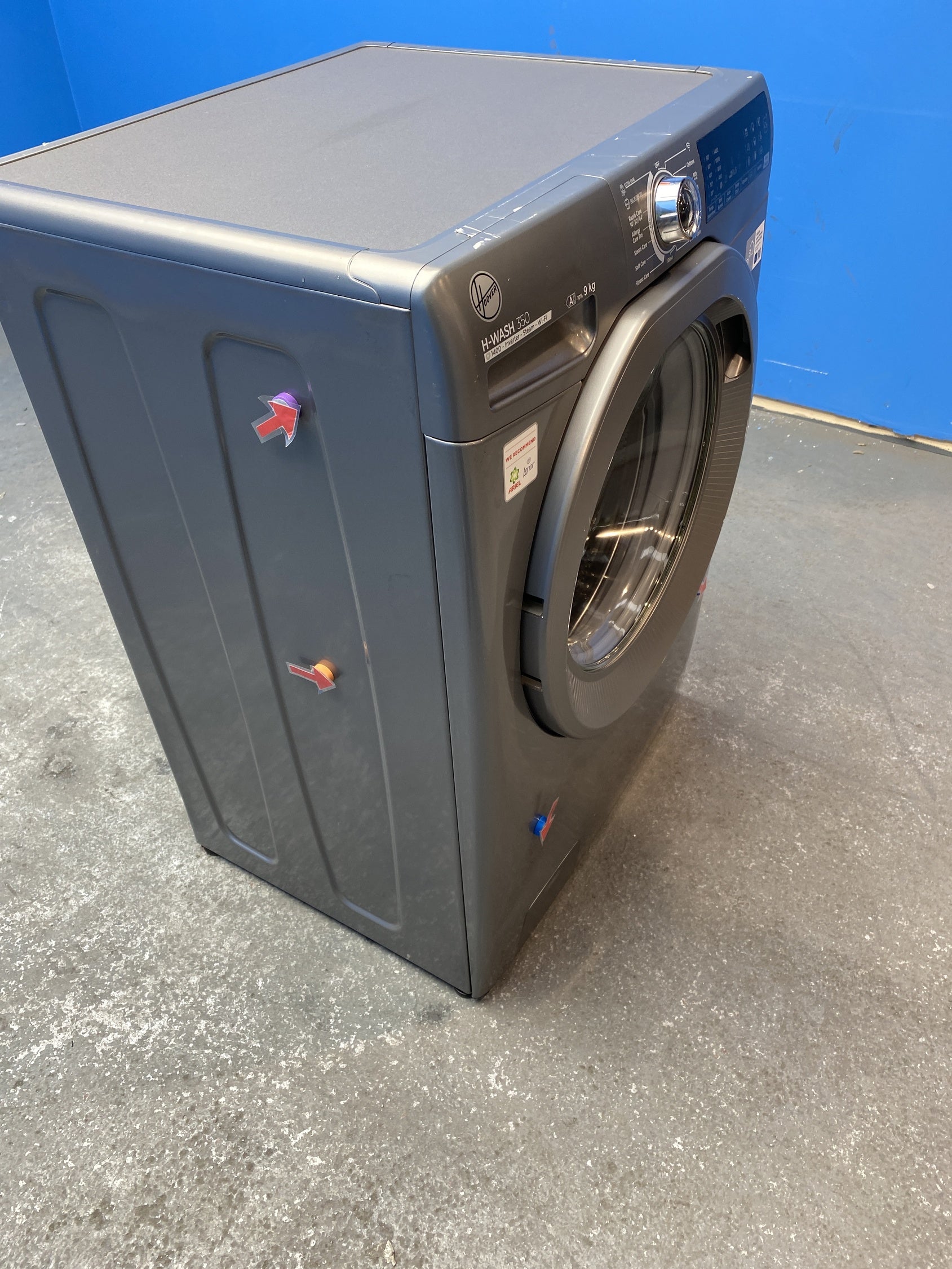 Hoover H3WPS496TMRR6 9kg 1400 Spin Washing Machine