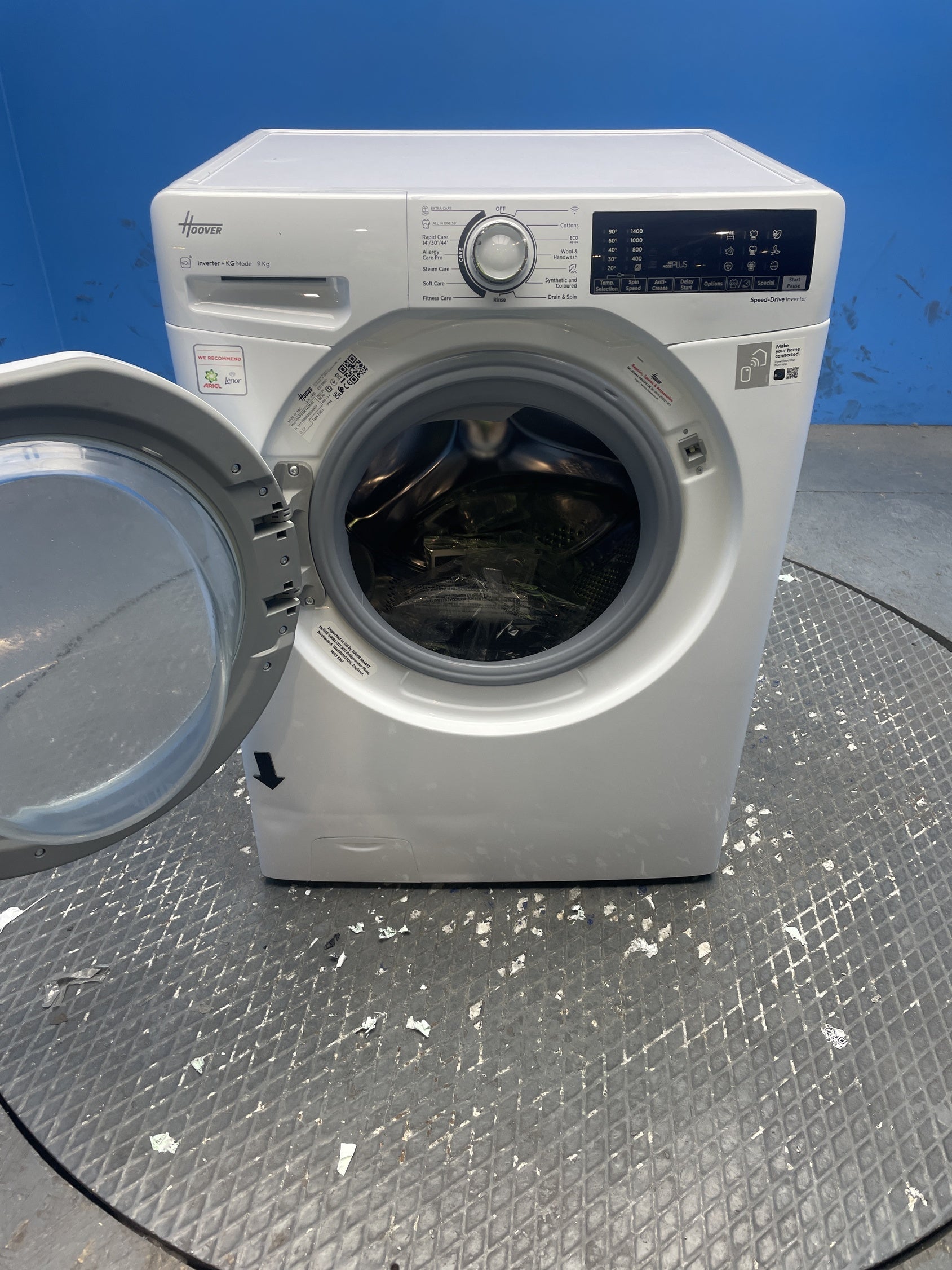 Hoover H3WPS496TAM6 9kg 1400 Spin Washing Machine
