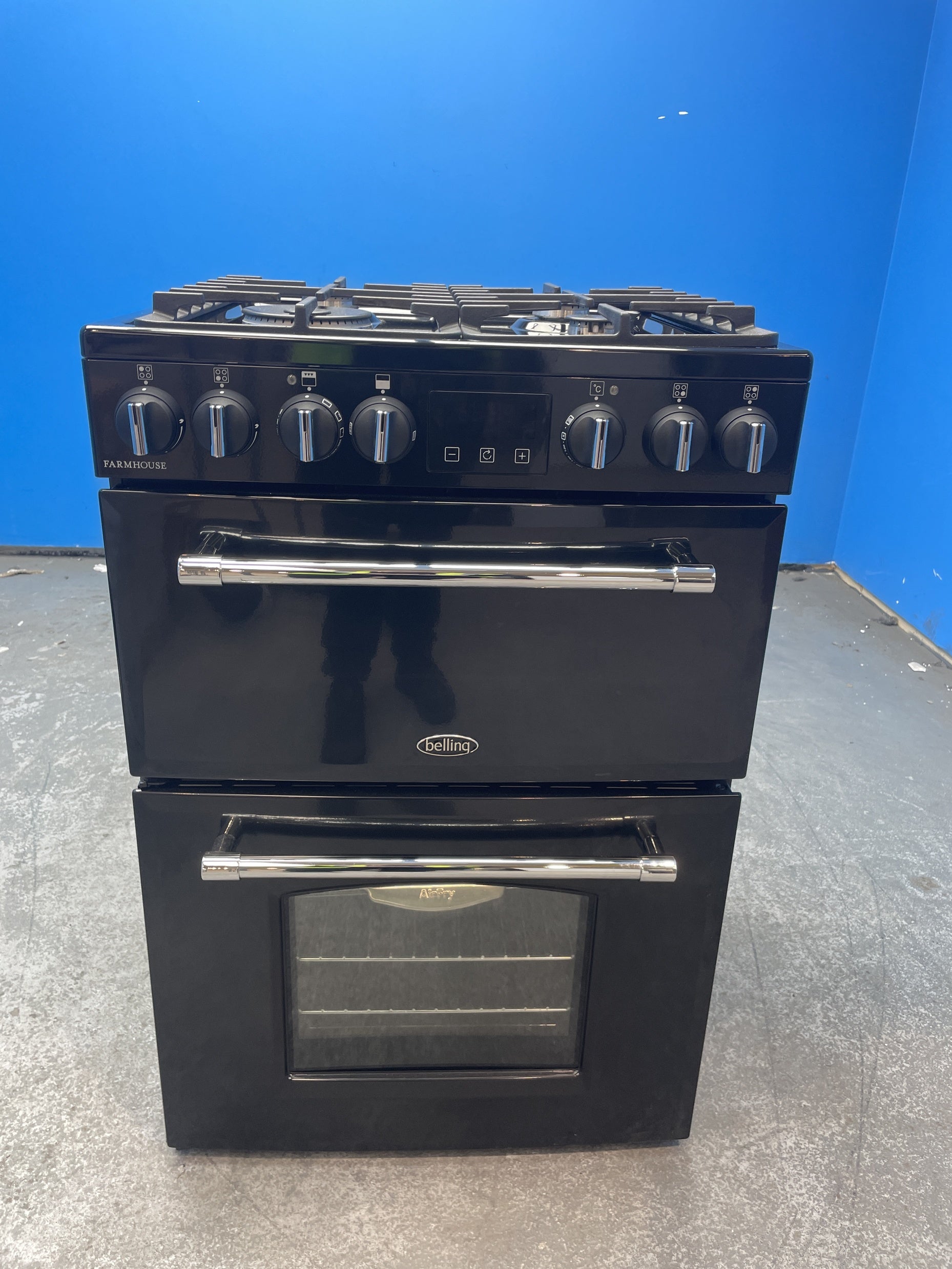 #GRC-159-418 - Belling Farmhouse 60cm Dual Fuel Cooker with Double Oven