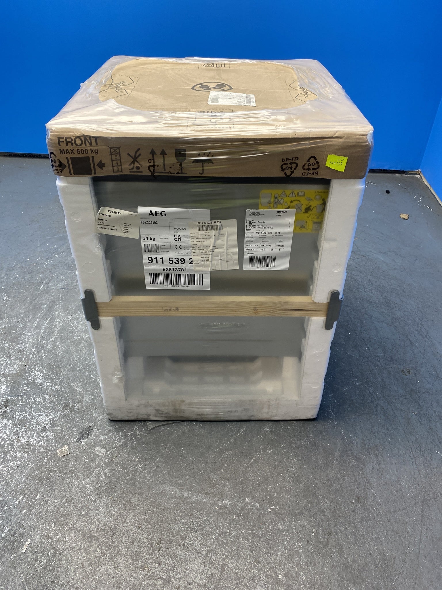 AEG FSK32610Z AirDry 3000 Fully Integrated 13 Place Setting Dishwasher