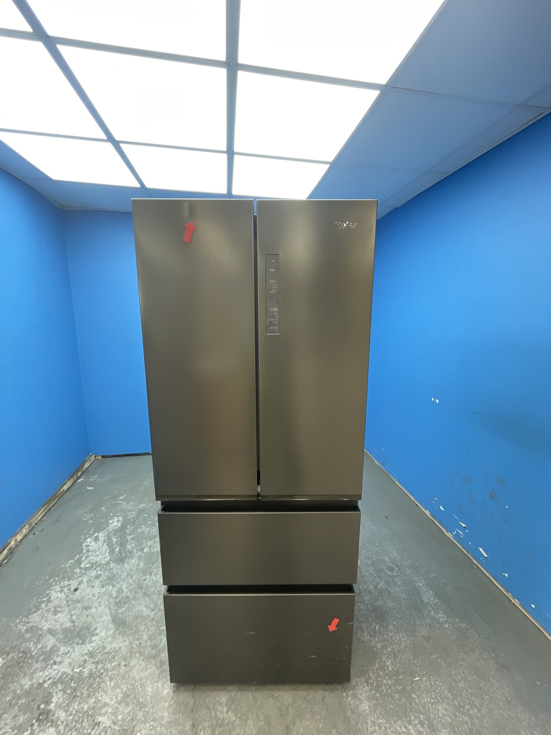 #GRC-162-709 - Haier HFR3718ENMD 70cm 60/40 Total No Frost Fridge Freezer