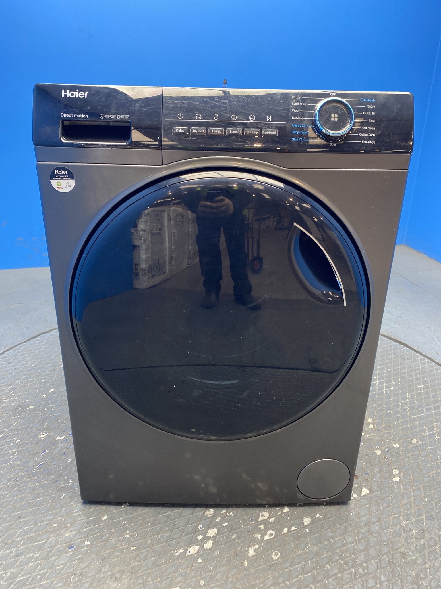 Haier HWD100-B14939S8 Series 3 10kg / 6kg 1400 Spin Washer Dryer