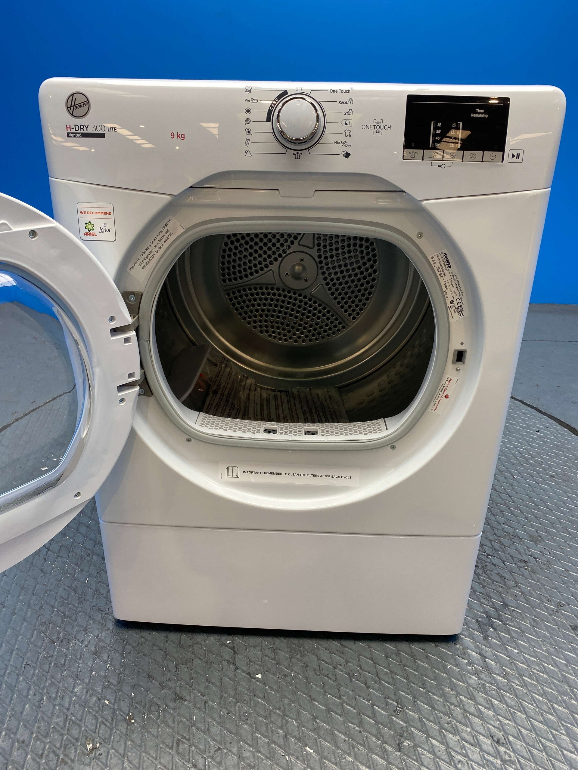 Hoover HLEV9DG 9kg Vented Tumble Dryer