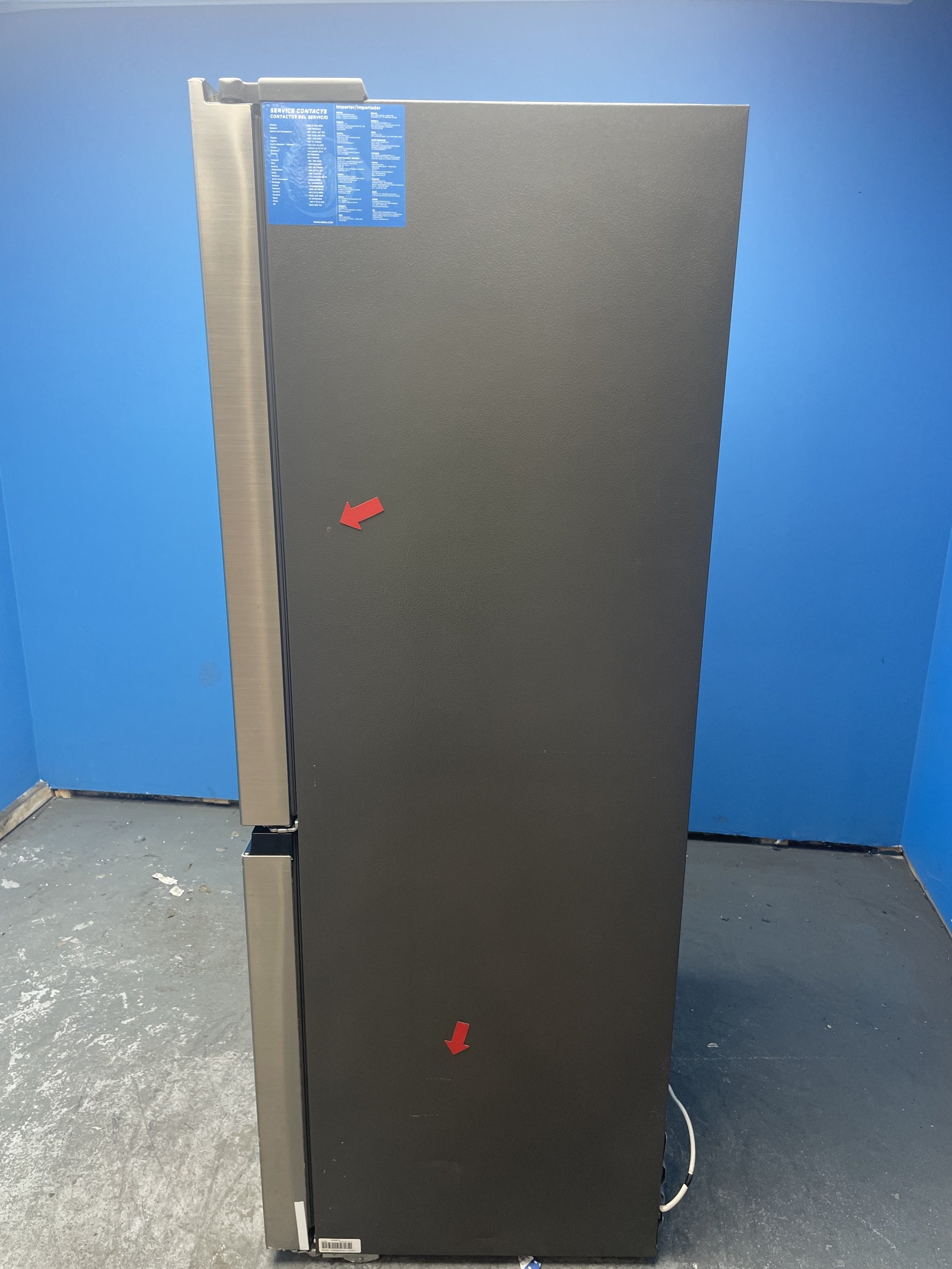 #GRC-158-809 - Midea MDRF632FIE46 Total No Frost Multi Door Fridge Freezer