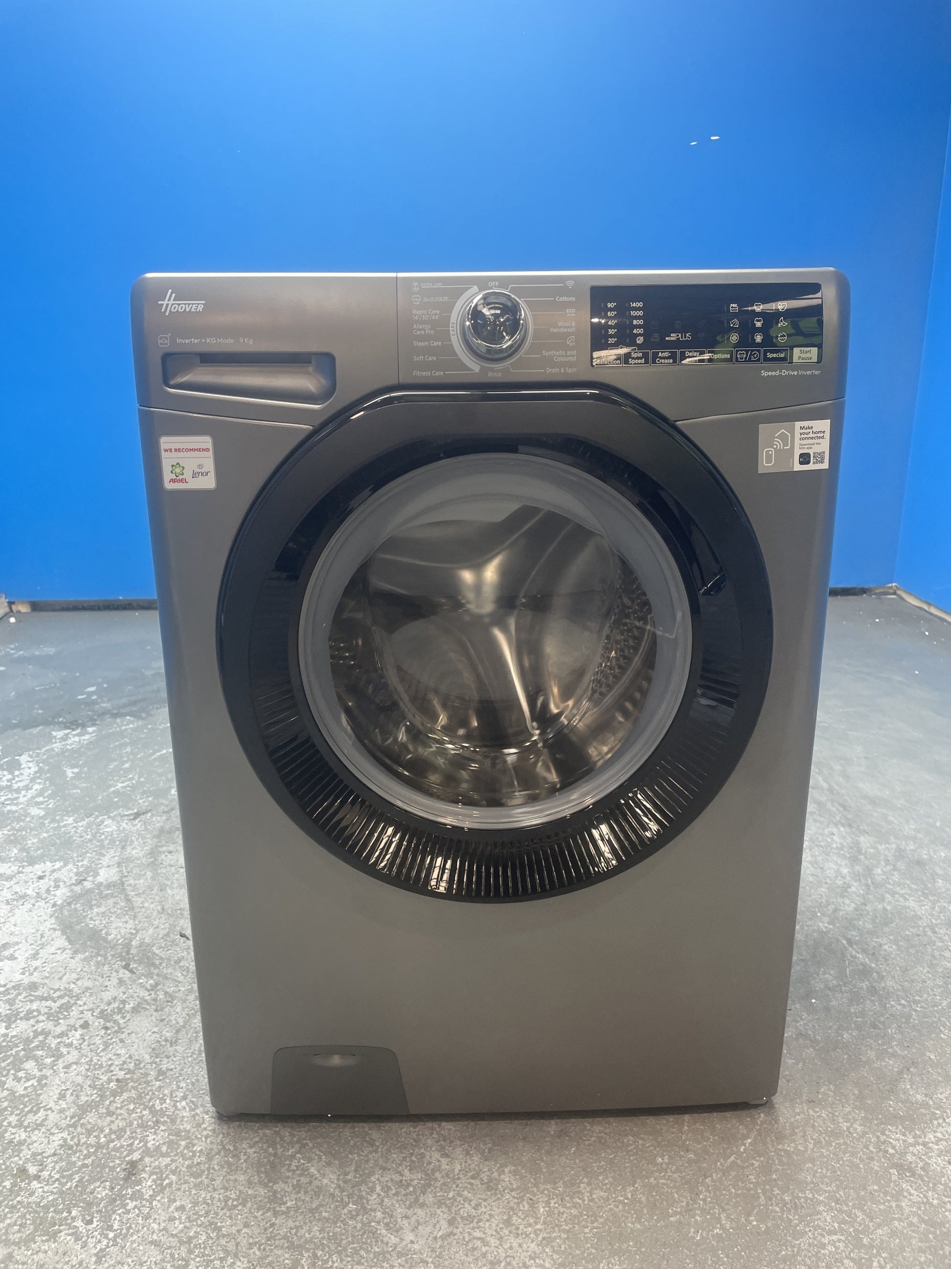 #GRC-156-066 - Hoover H3WPS496TAMBR680 9kg 1400 Spin Washing Machine
