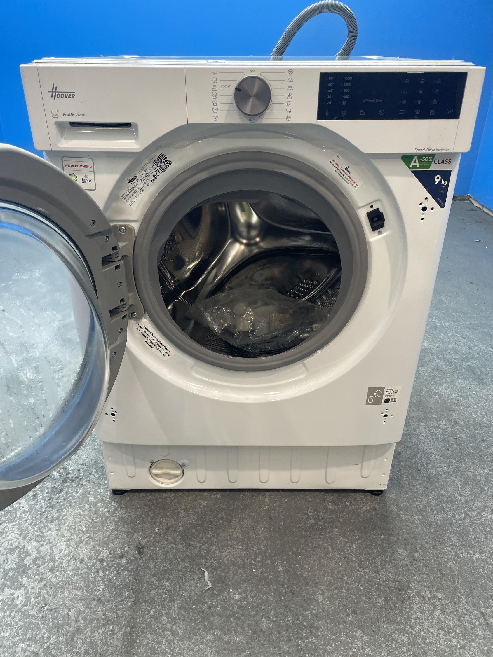 #GRC-157-148 - Hoover BH4S69M6DR9J-80 9kg 1600rpm Integrated Washing Machine