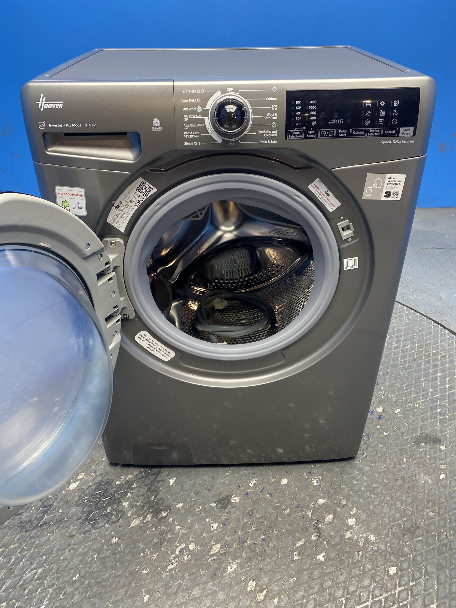Hoover H3DPS4866TAMBR80 8kg / 6kg 1400 Spin Washer Dryer