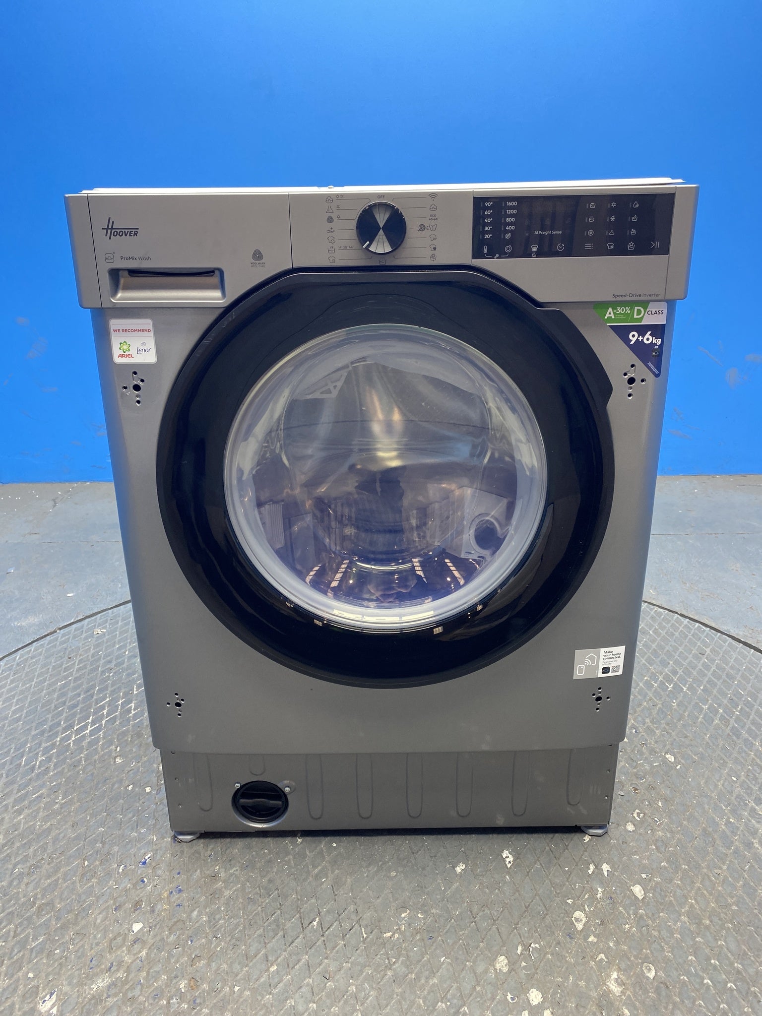 Hoover BH4S696M6DB9R-80 9/6kg 1600rpm Integrated Washer Dryer