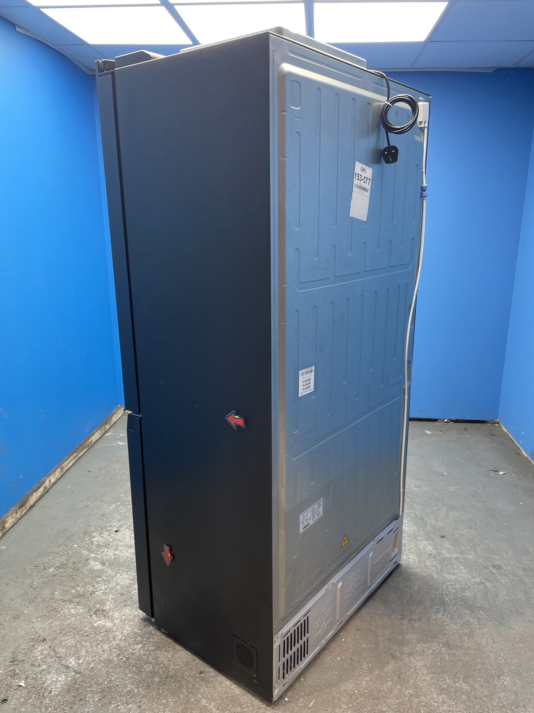 #GRC-153-577 - Haier HCR5919EHMB 528 Litre American Style Fridge Freezer