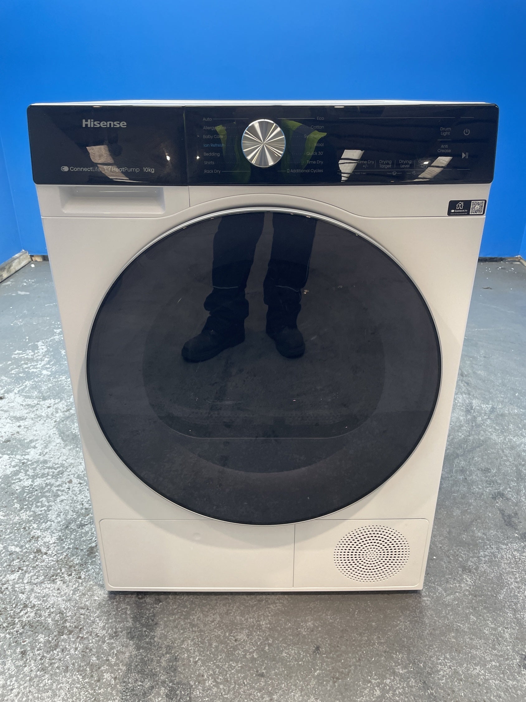 #GRC-136-298 - Hisense DH5S102BW 10kg Heat Pump Tumble Dryer