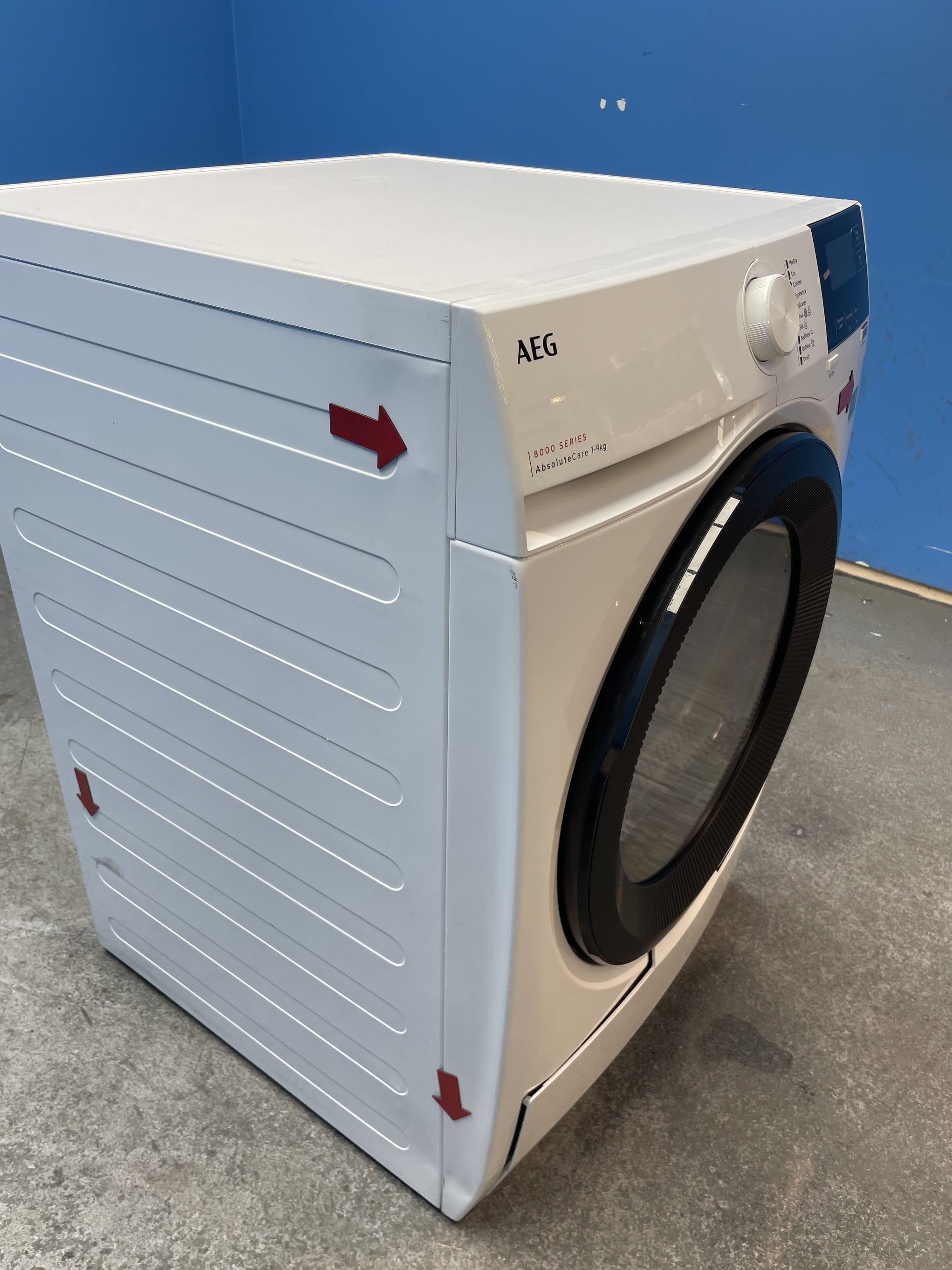 #GRC-158-255 - AEG 8000 Series TR819A4B AbsoluteCare 9kg Heat Pump Tumble Dryer