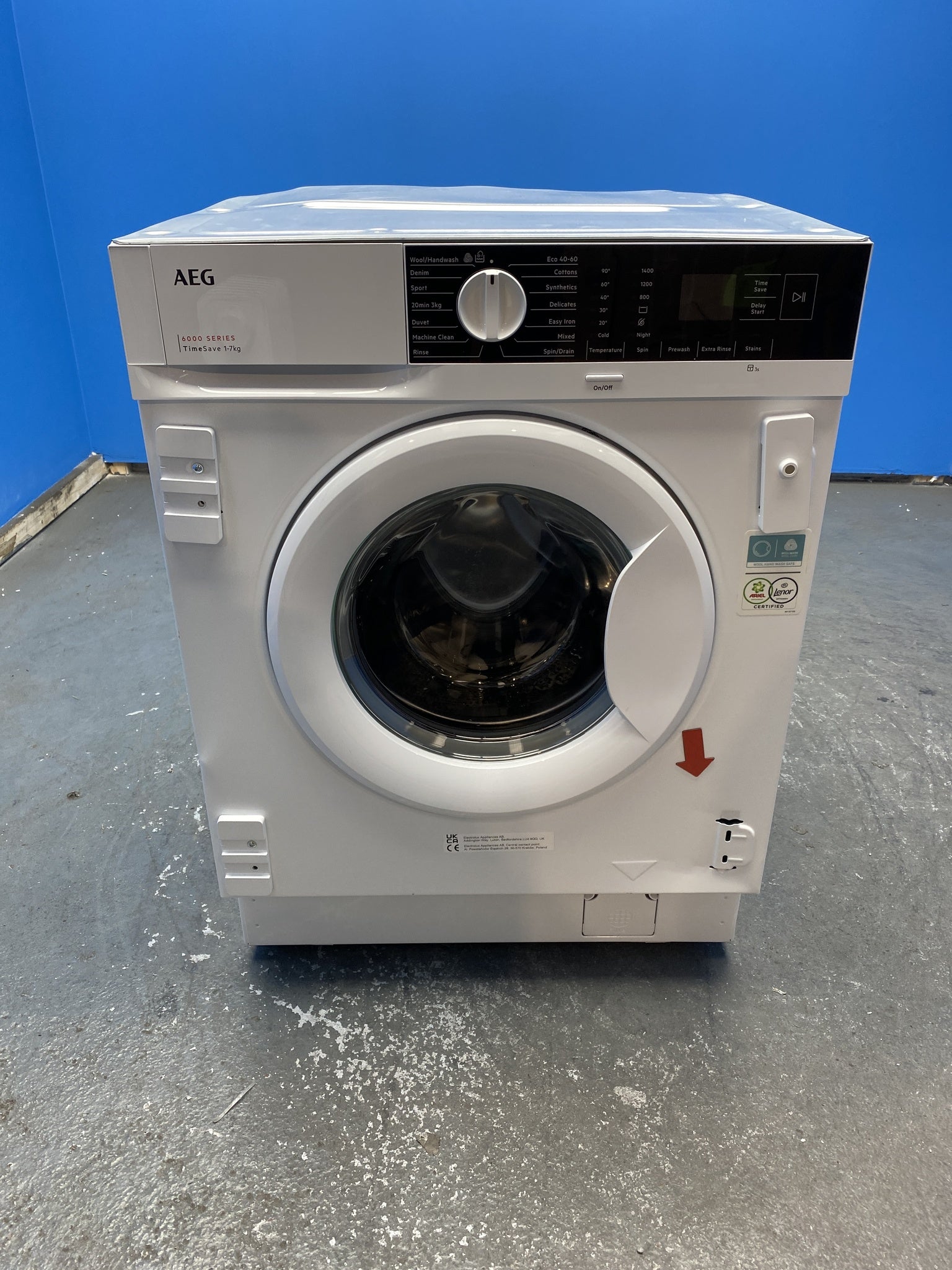 AEG 6000 AutoSense LFX6G7434BI 7kg 1400rpm Integrated Washing Machine