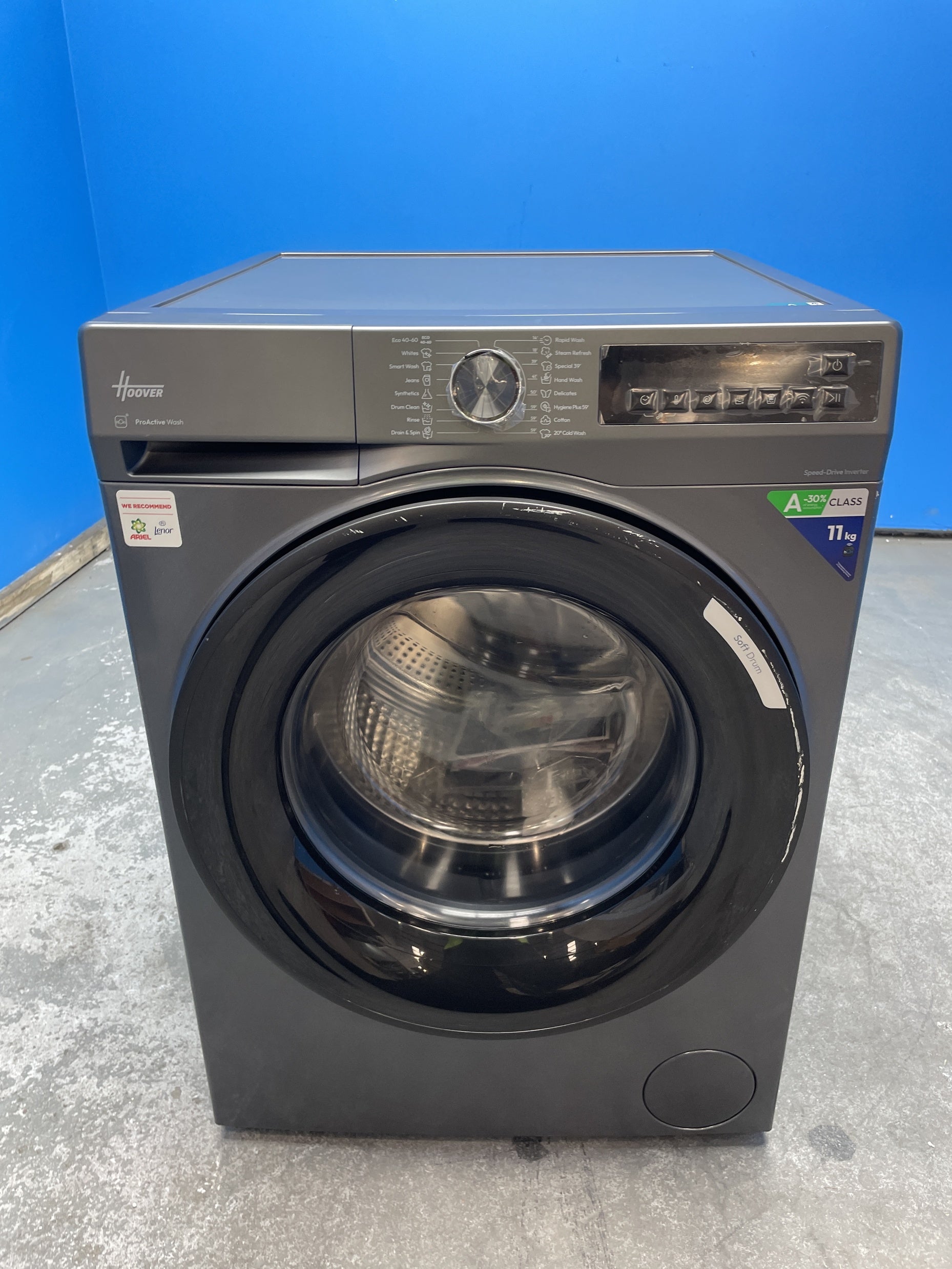 #GRC-160-661 - Hoover HBR 411BL9G-80 Series 3 11kg 1400 Spin Washing Machine