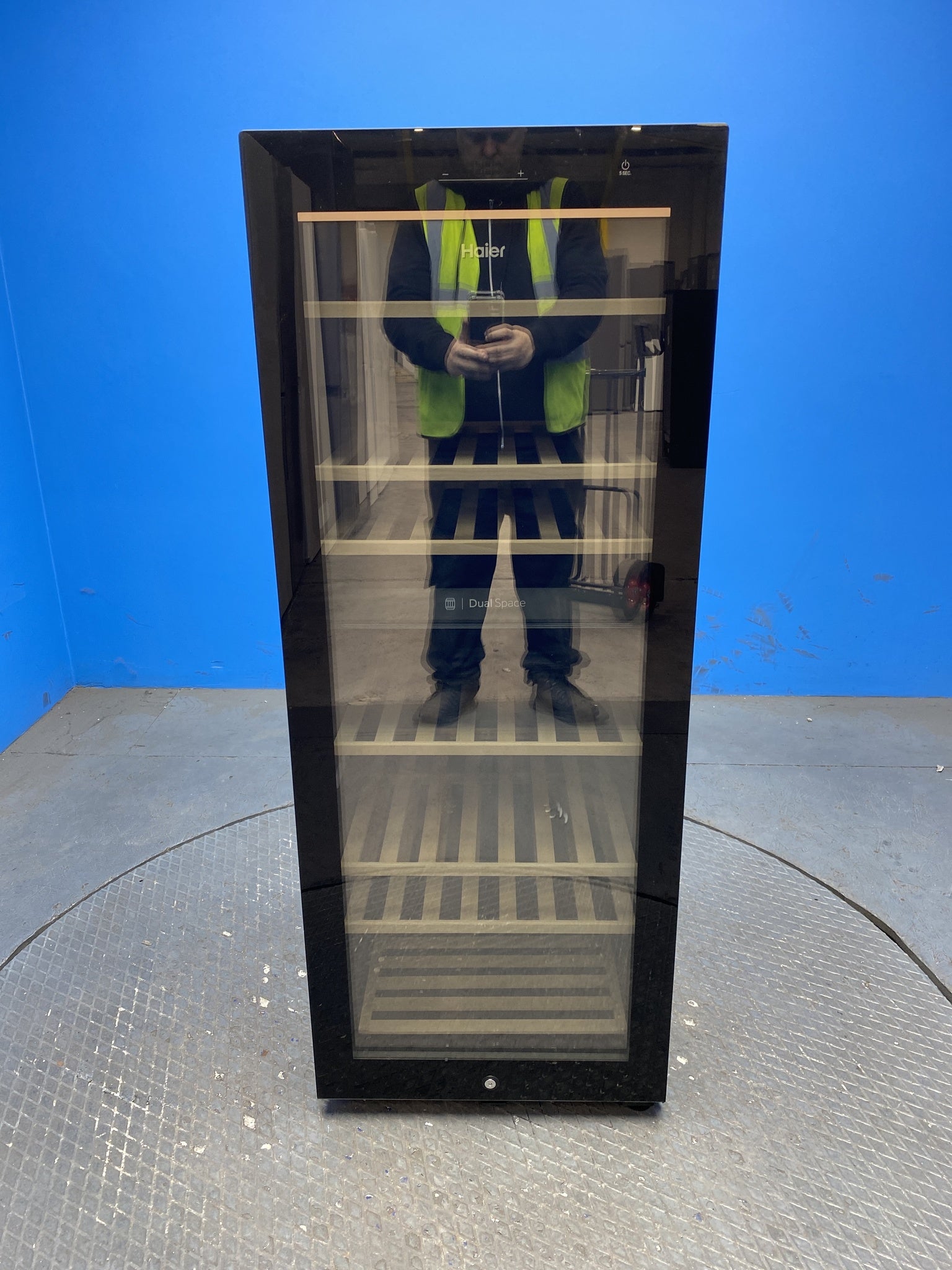 Haier HWS77GDAU1 77 Bottle Dual Zone Wine Cooler
