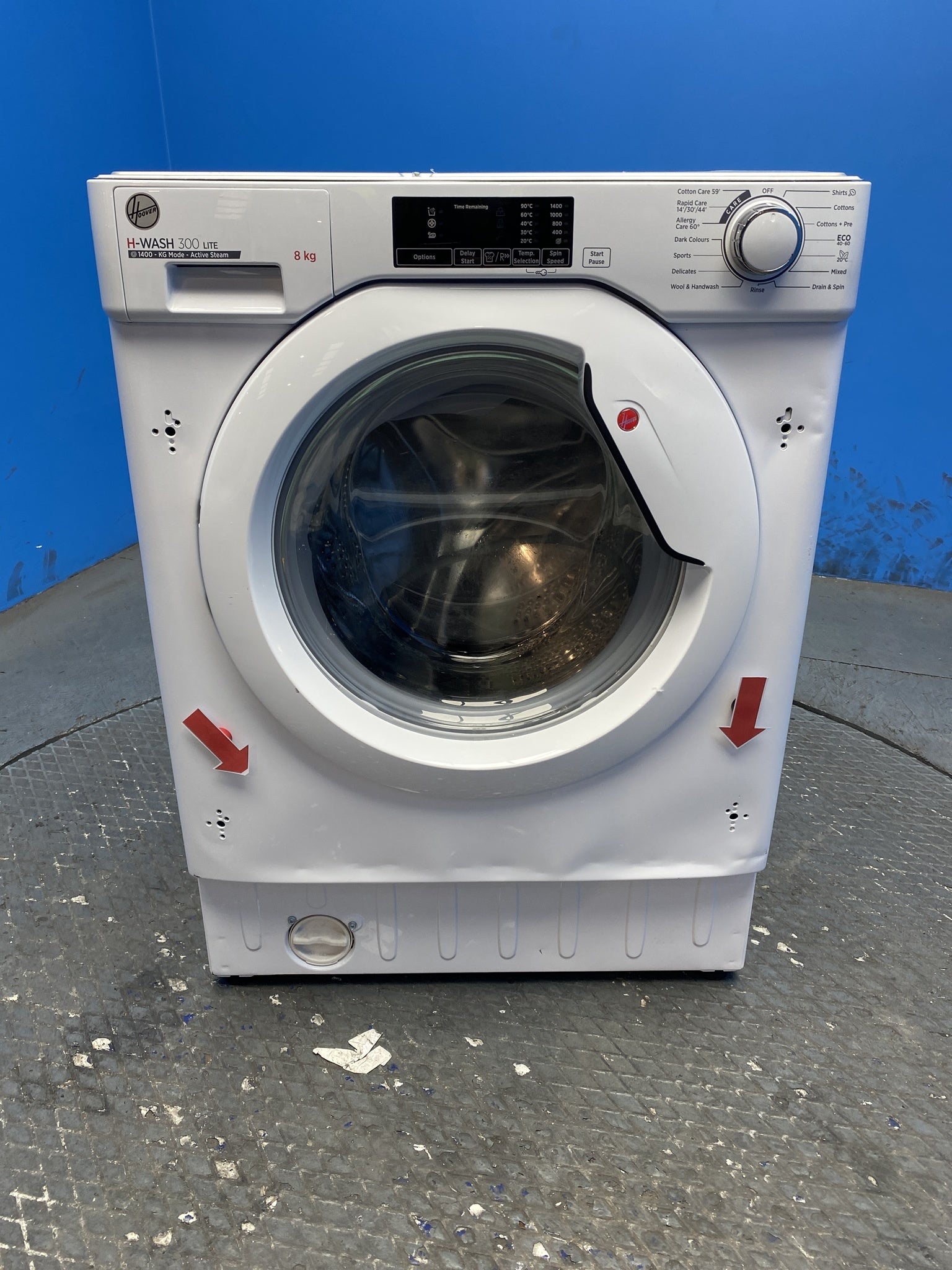 Hoover HBWS48D1W4 Integrated  8kg 1400 Spin Washing Machine