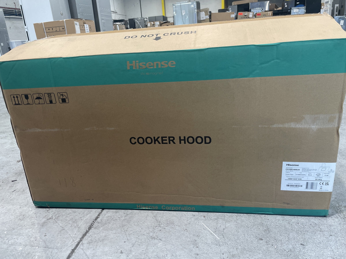#GRC-157-788 - Hisense Hi4 100cm Angled Chimney Cooker Hood – 617m³/h, Touch Control