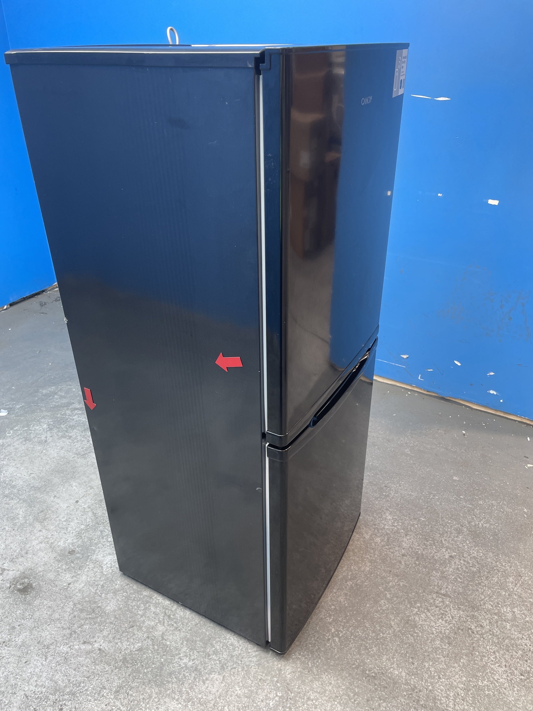 #GRC-158-407 - Candy CCH1S513EBK 185 Litre Combi Fridge Freezer