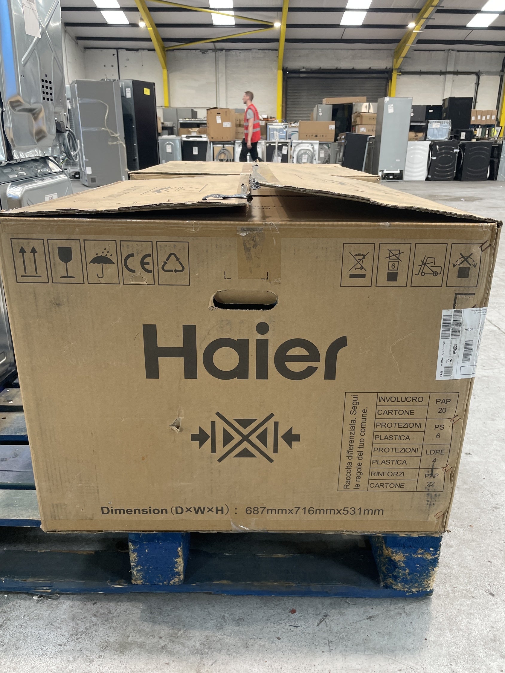 #GRC-157-769 - Haier H4MWID29G6NQB 44L Built‑In Combo Microwave