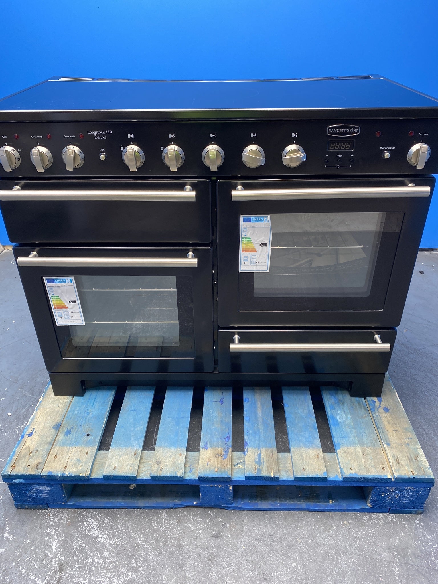 Rangemaster 110cm Induction Range Cooker – Black