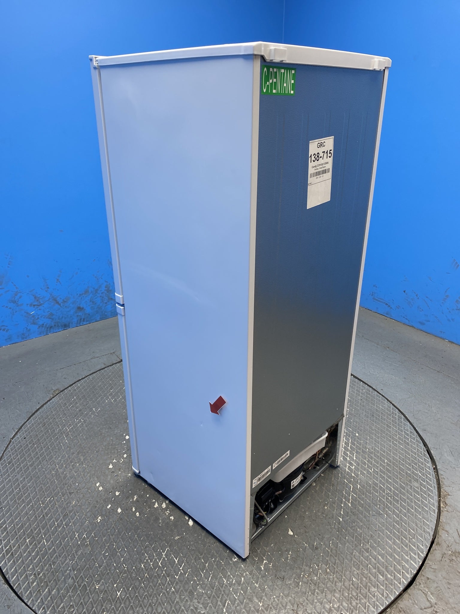 Candy CCH1S513EWK 185 Litre Combi Fridge Freezer