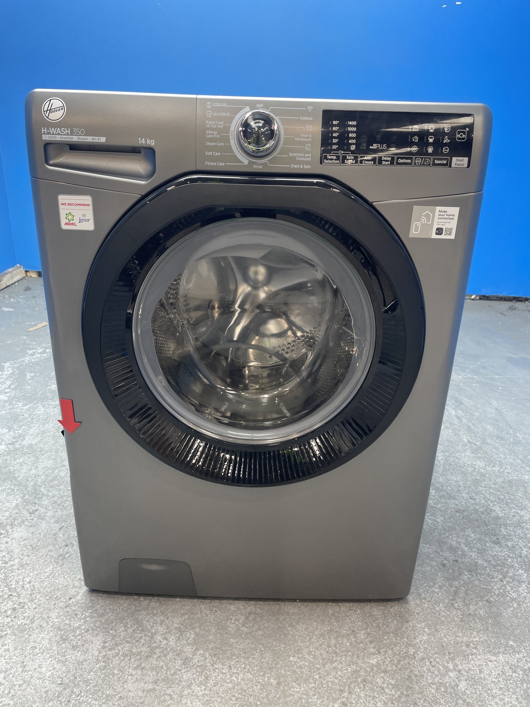 #GRC-158-361 - Hoover H3WPS4146TAMBR 14kg 1400rpm Wi-Fi Washing Machine
