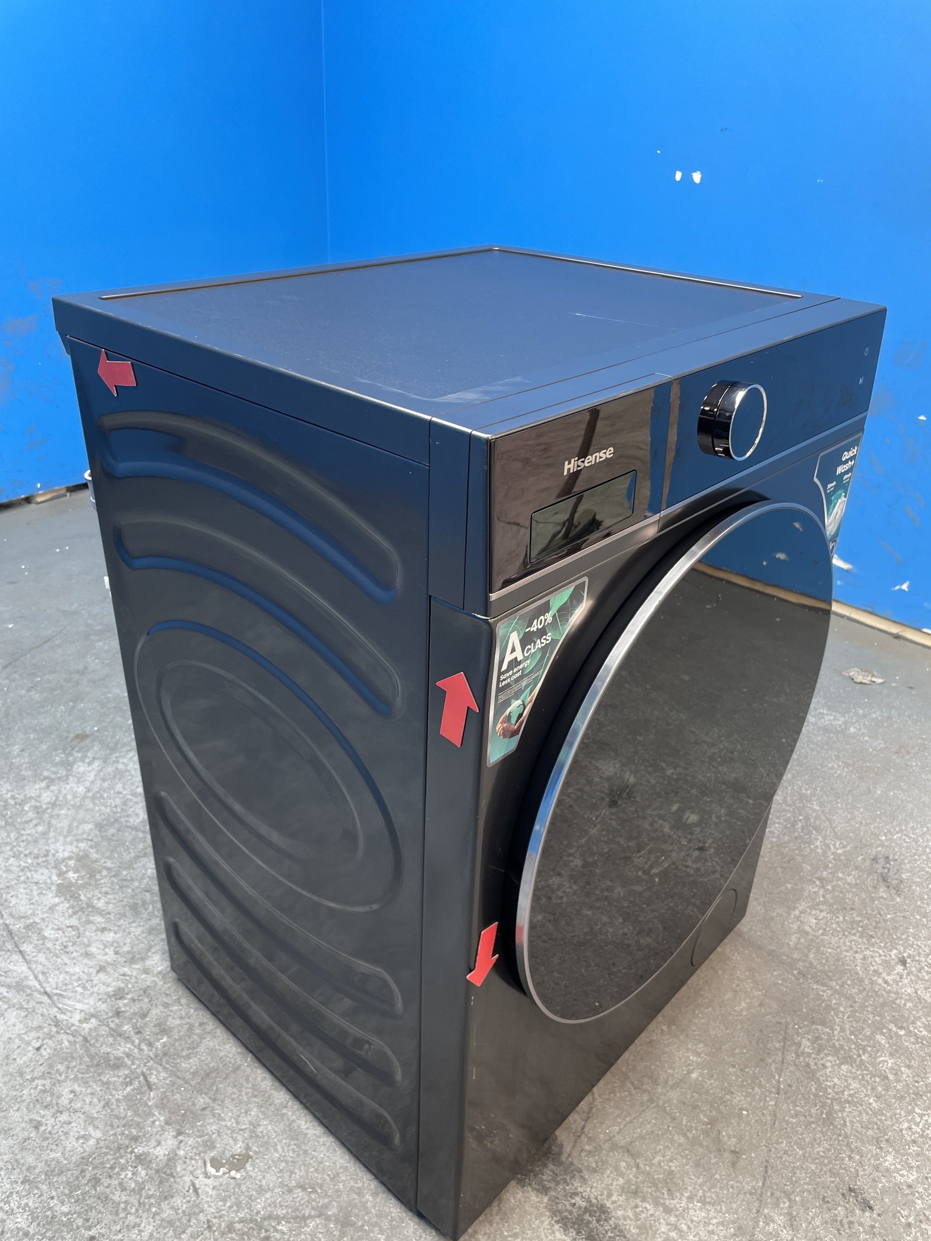 #GRC-159-659 - Hisense WF5I1045BBQ KitchenFit 5i 10.5 kg WiFi Washing Machine