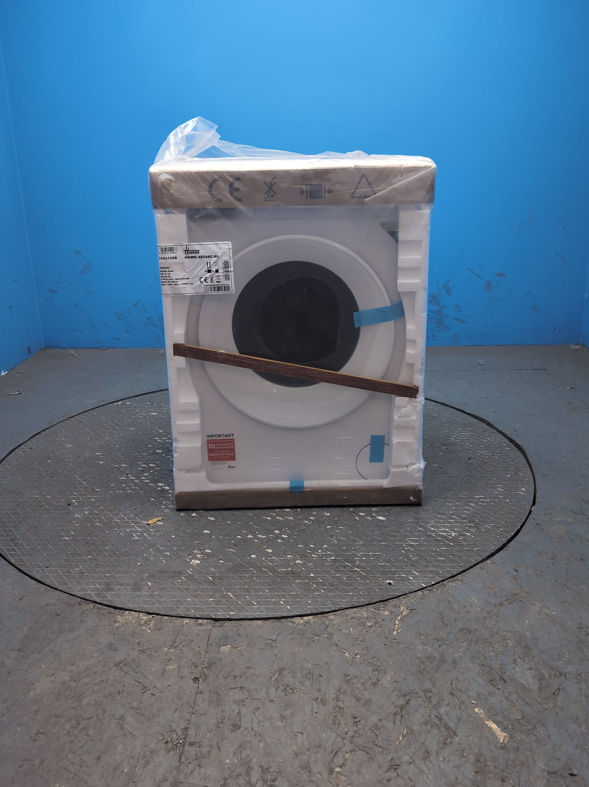 #GRC-163-759 - Hoover Series 3 8kg/5kg 1400rpm Washer Dryer – Steam Technology, ProActive Wash