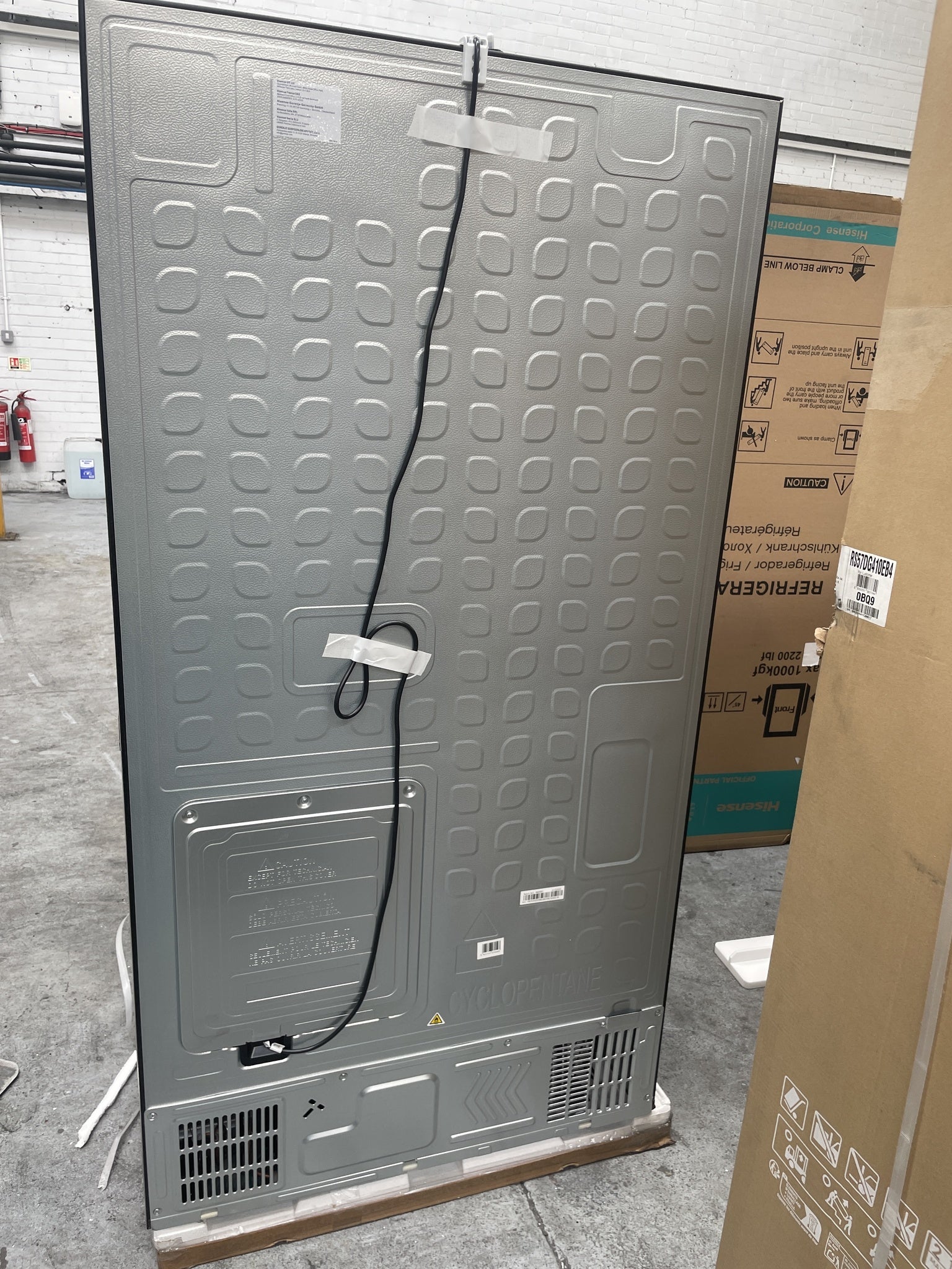 #GRC-158-128 - Hisense RF749N4SWFE PureFlat French Door Fridge Freezer