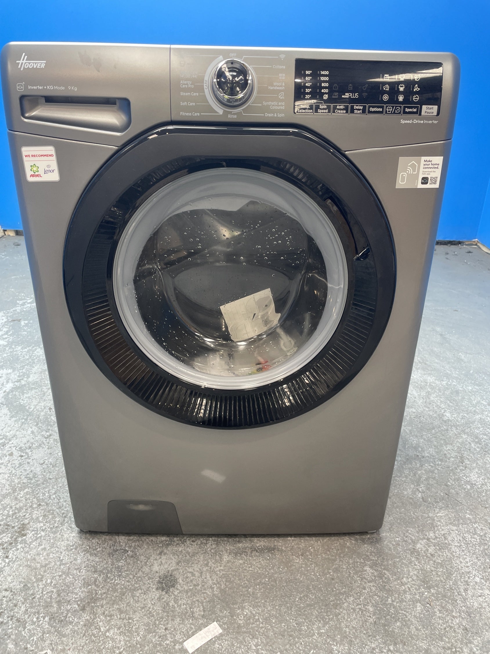 #GRC-157-371 - Hoover H3WPS496TAMBR680 9kg 1400 Spin Washing Machine