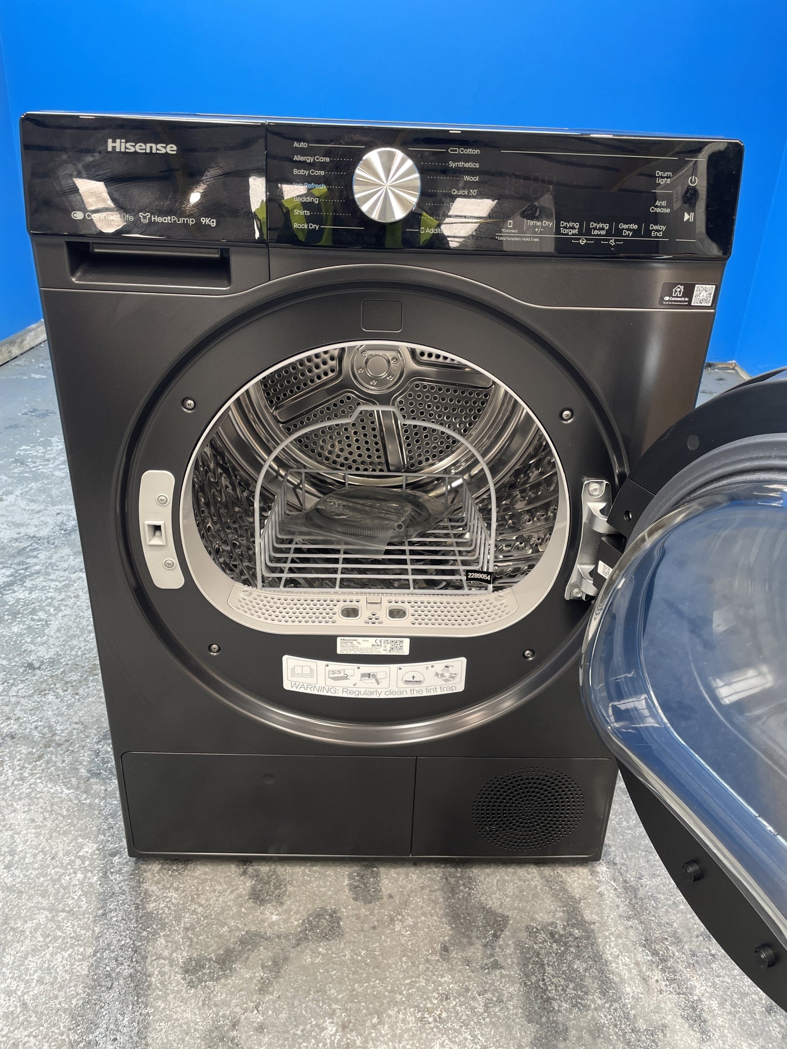 #GRC-157-842 - Hisense DH5S902BB 9kg Heat Pump Tumble Dryer
