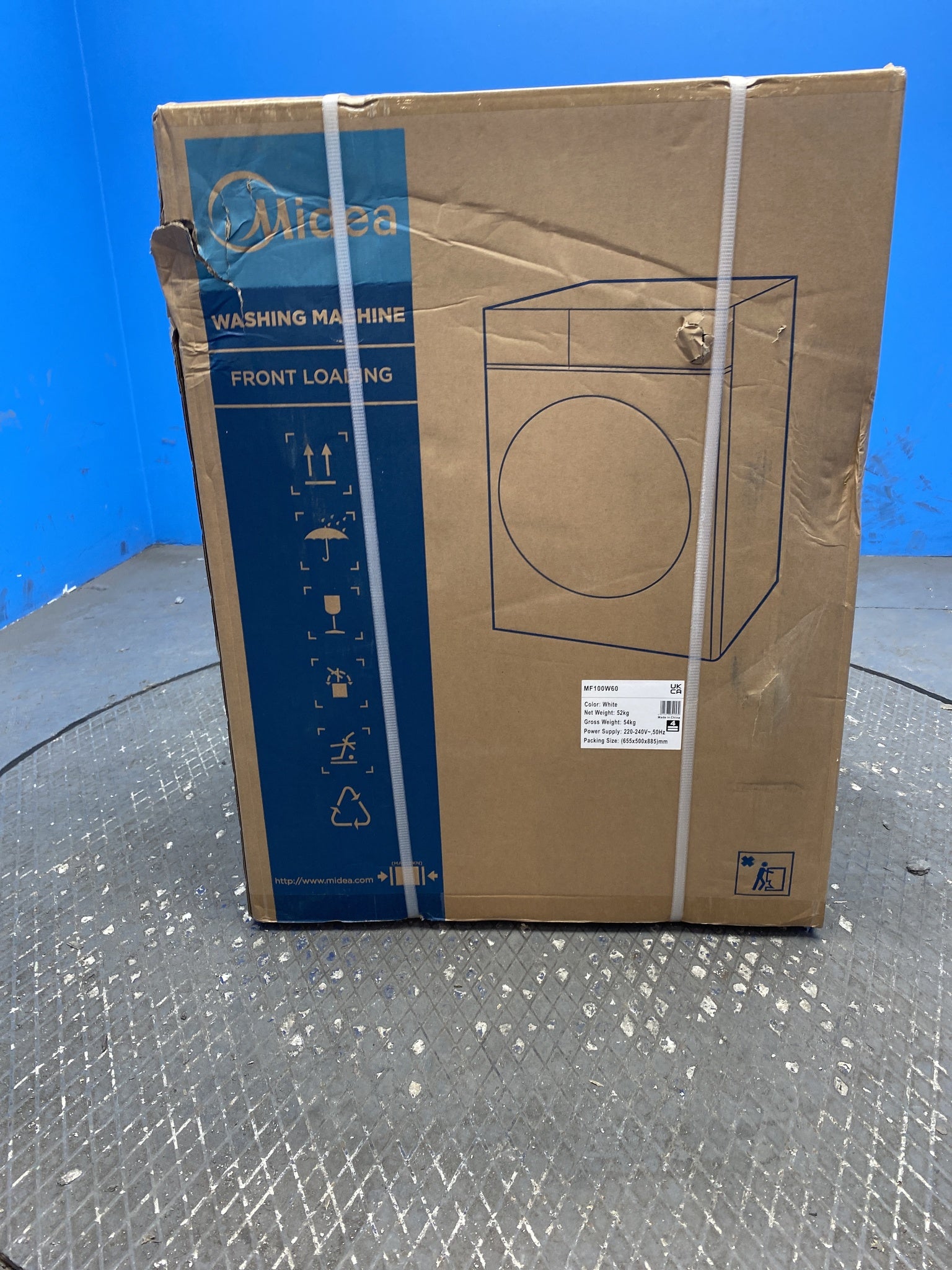 #GRC-158-911 - Midea MF100W60 6kg 1000 Spin Washing Machine with Lunar Dial