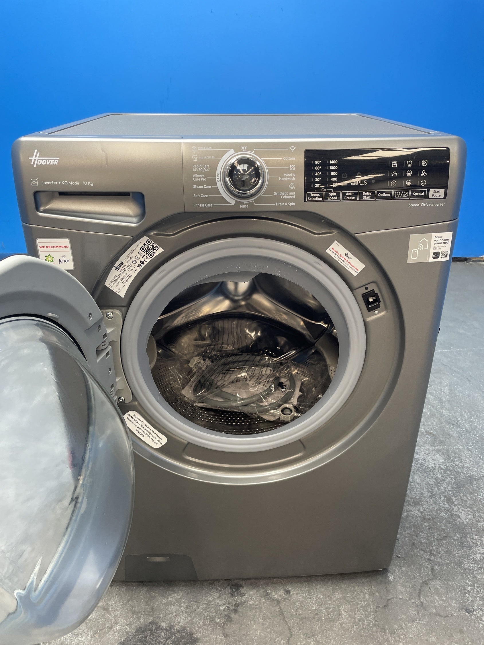 #GRC-163-139 - Hoover H3B13WPS4106TAMBR 10kg 1400 Spin Washing Machine
