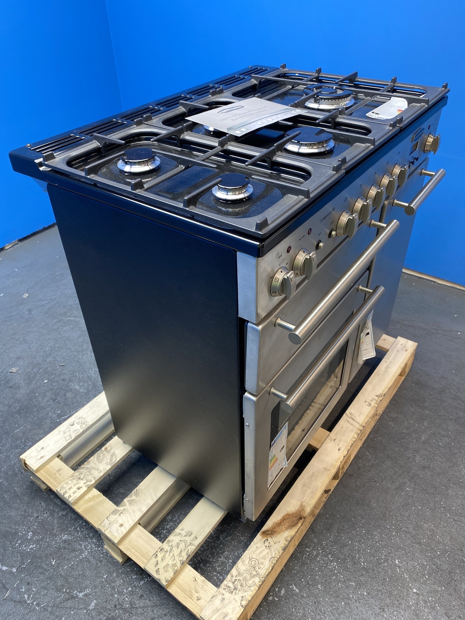 Rangemaster Longstock Deluxe 90cm Dual Fuel Range Cooker