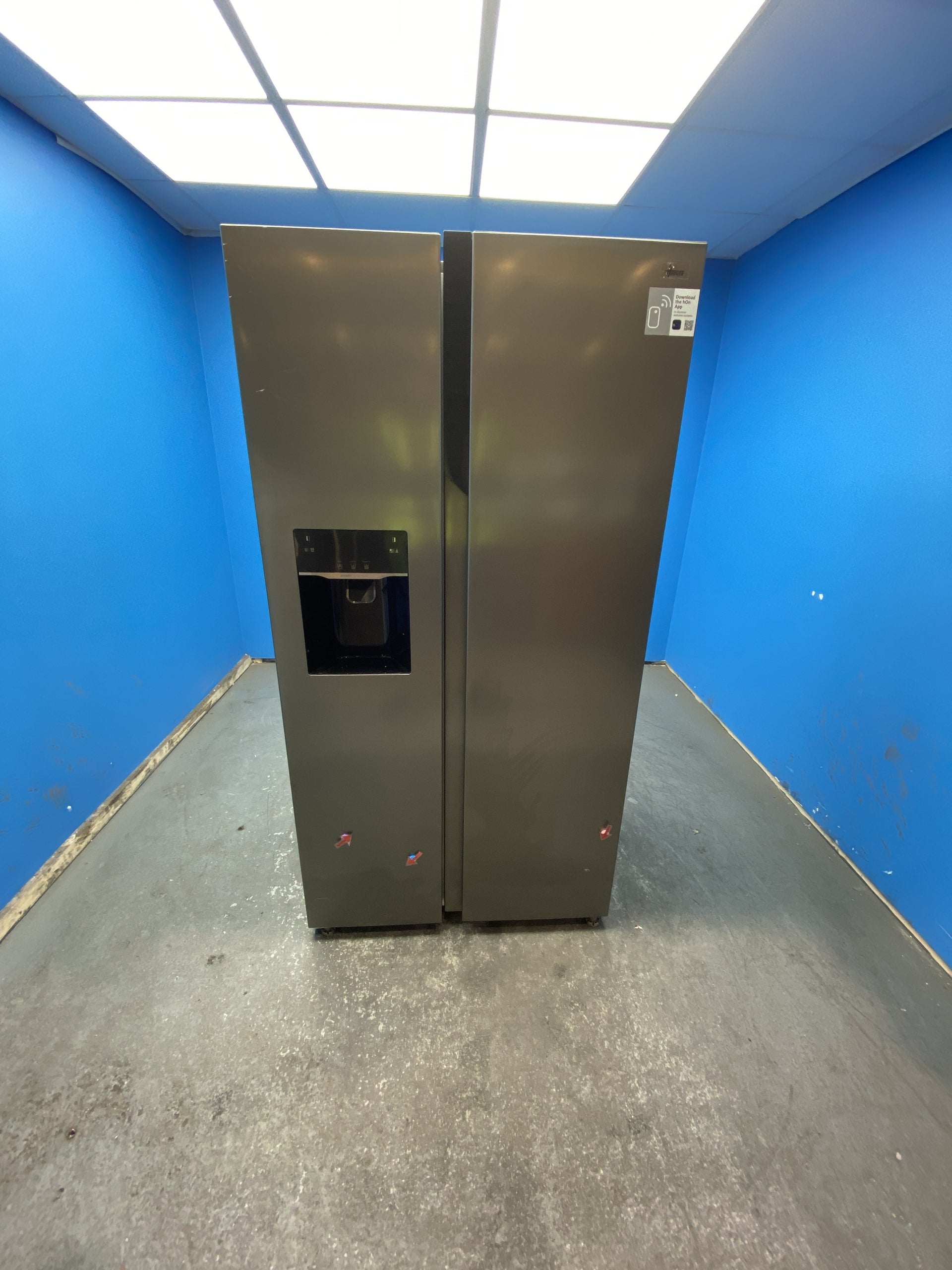 Hoover HOSR5918EIXK American Style 513 Litre Fridge Freezer