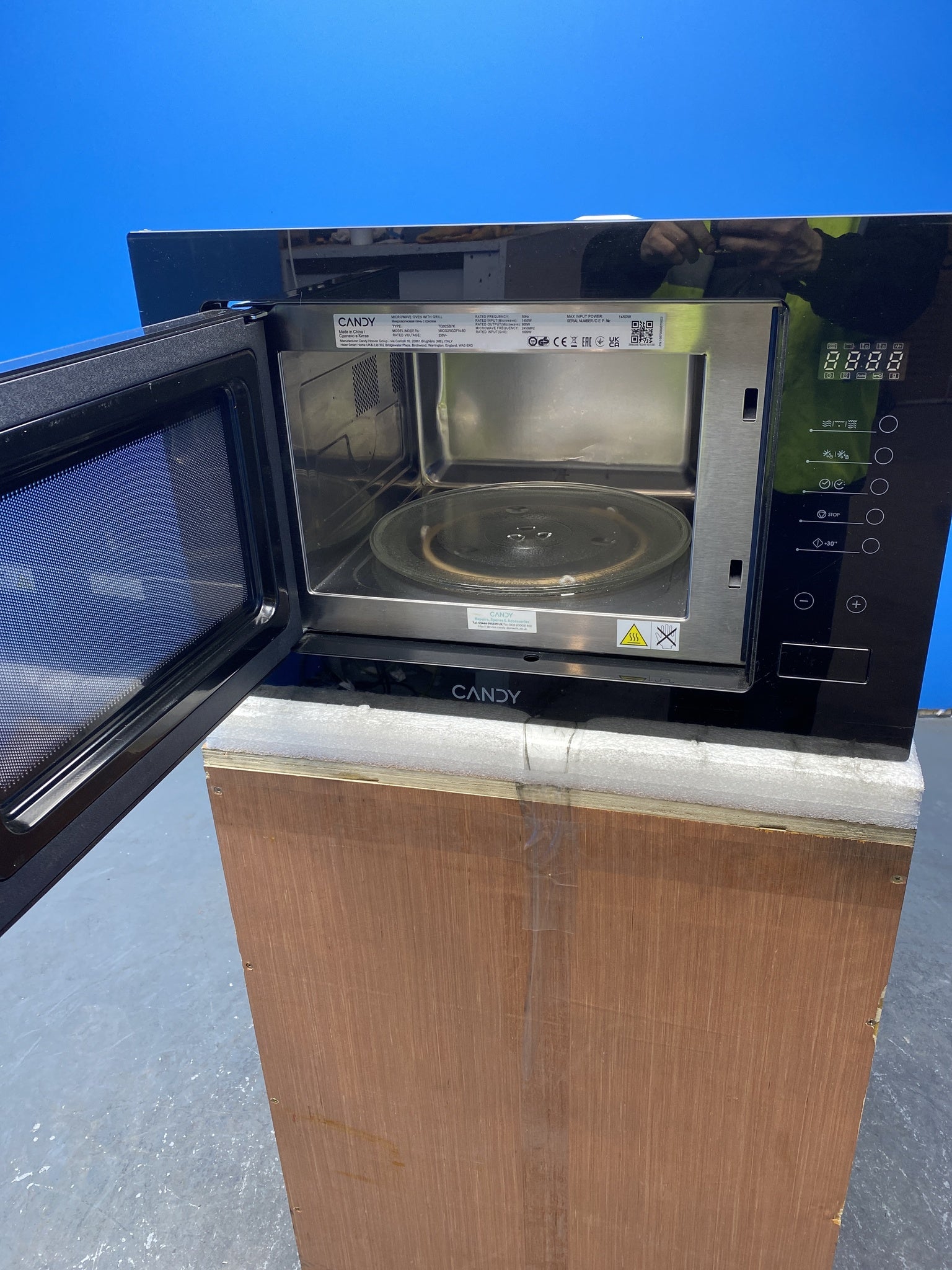 Candy MICG25GDFN 25L Built-In Microwave with Grill