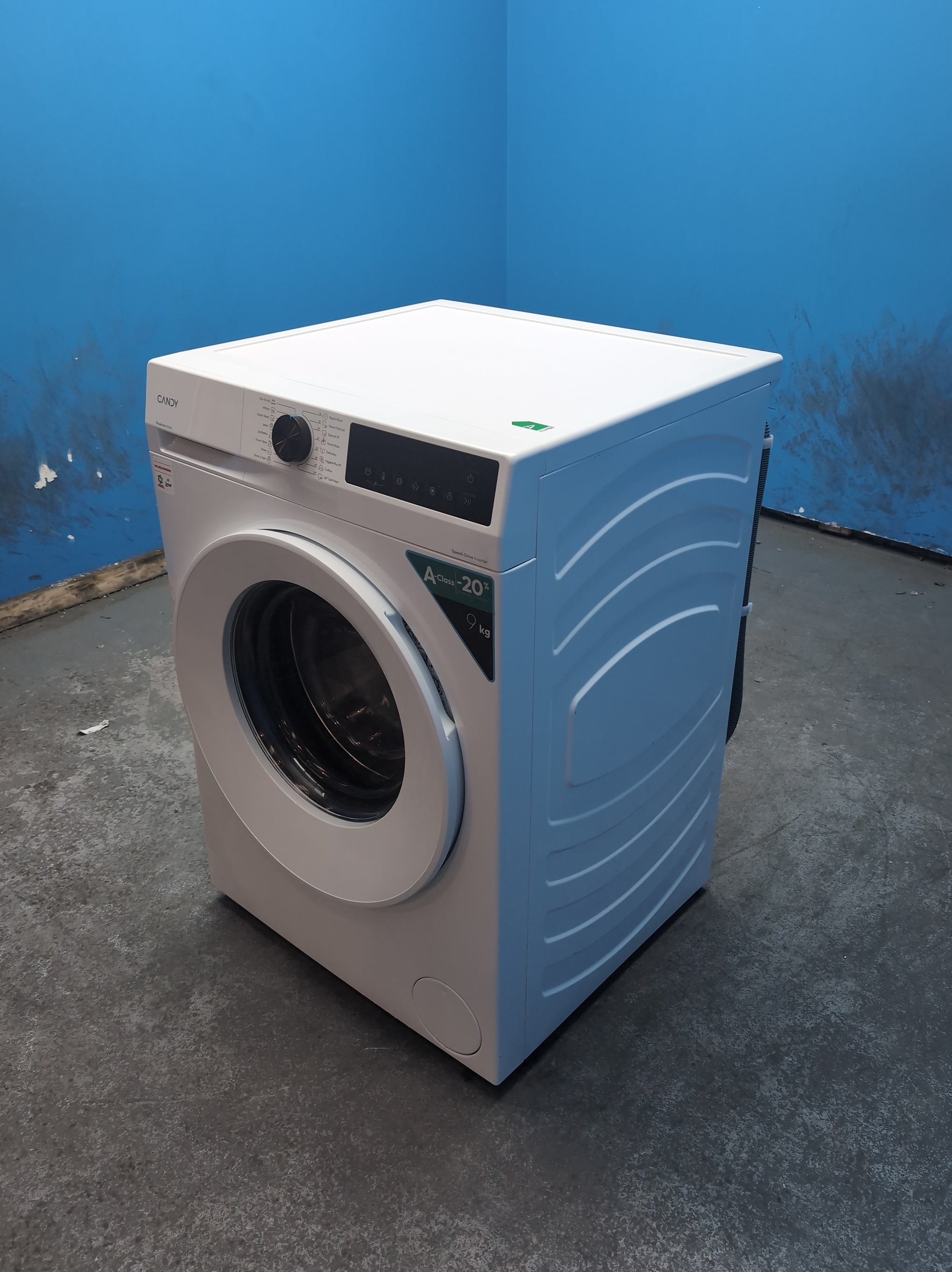 #GRC-163-654 - Candy 9kg 1400rpm Washing Machine – Quick Wash, MixPower System, White