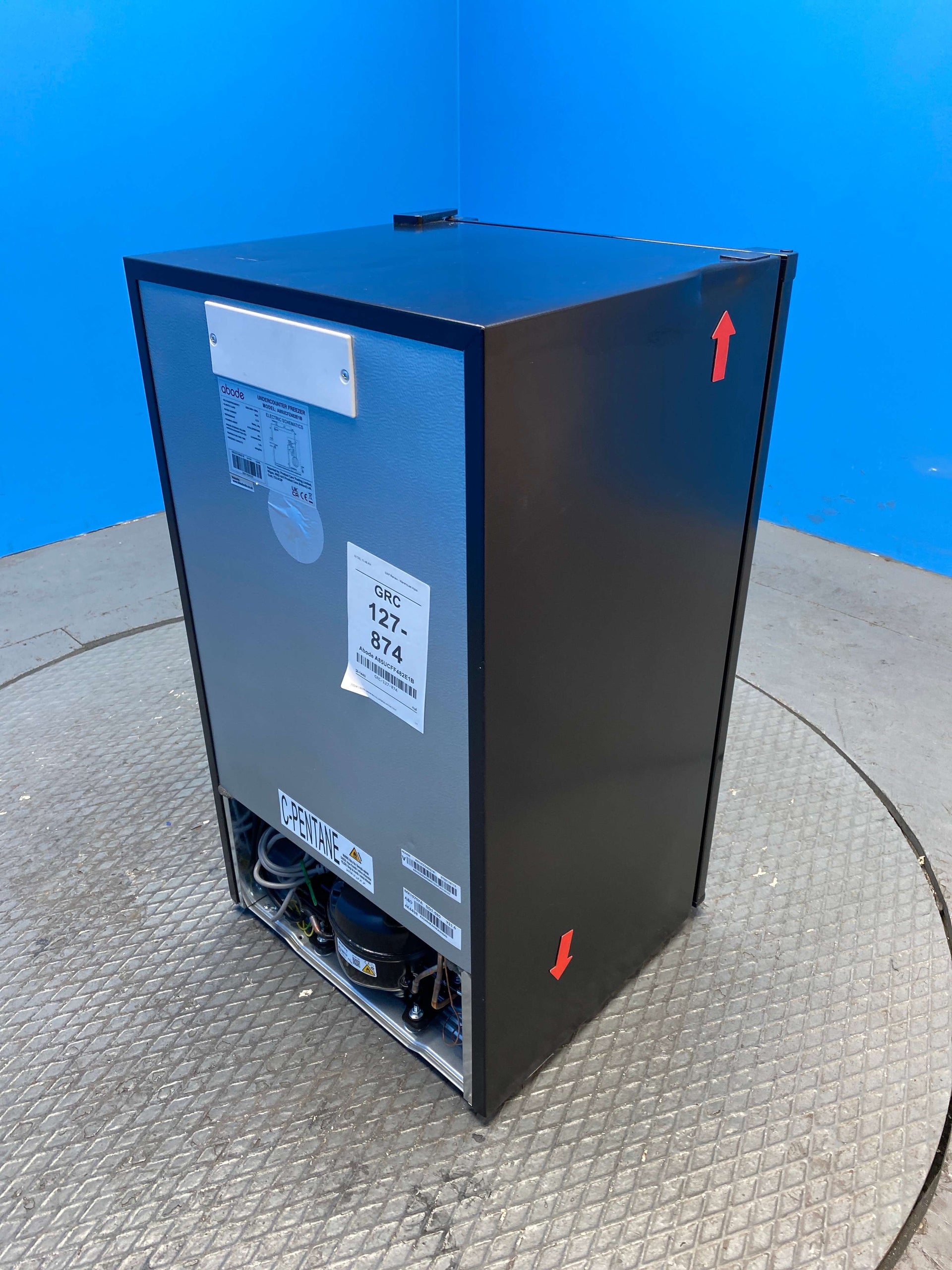 Abode A85UCFF482E1B 85L Under Counter Fridge Freezer