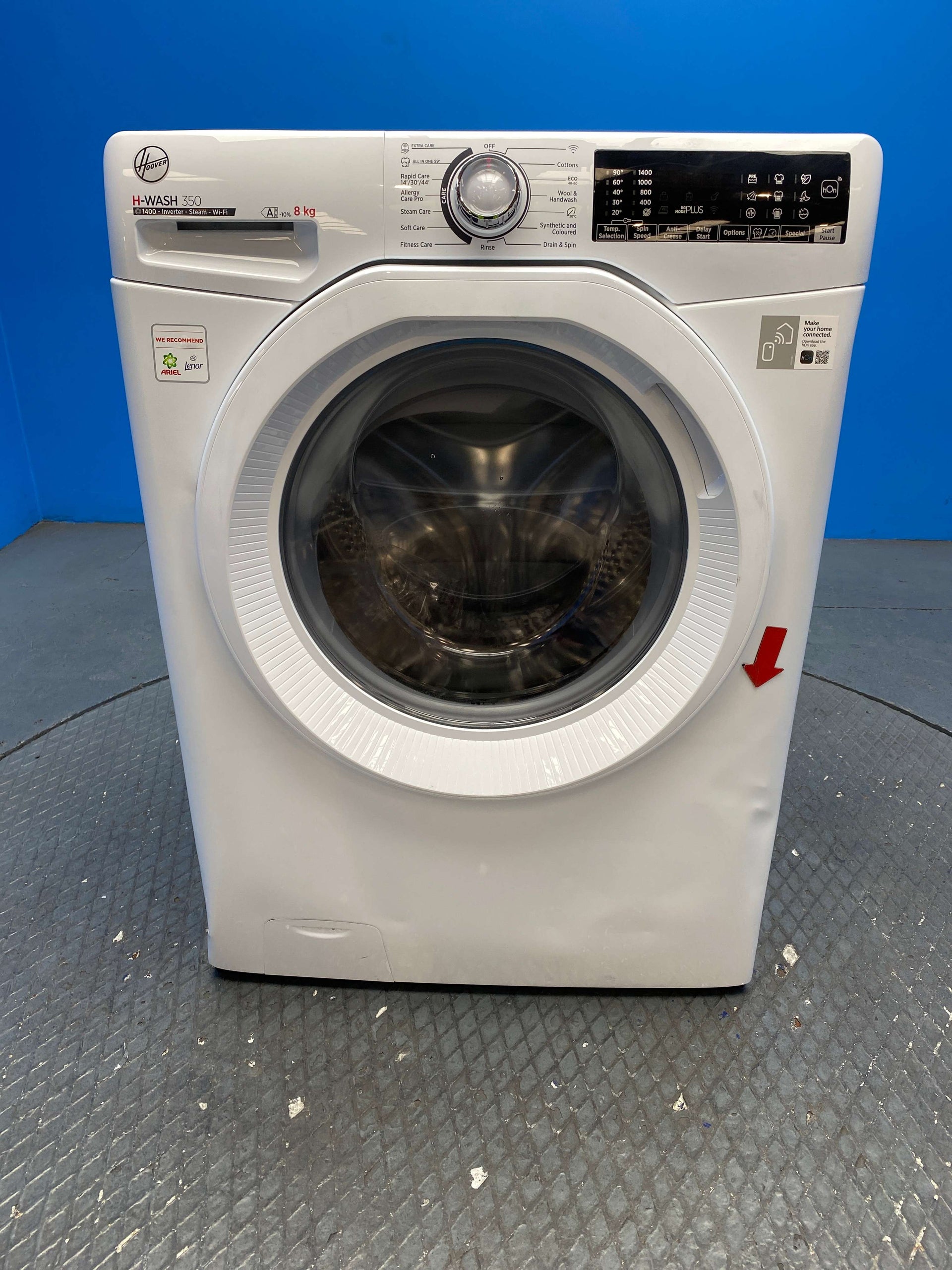 Hoover H3WPS486TAM6 8kg 1400 Spin Washing Machine
