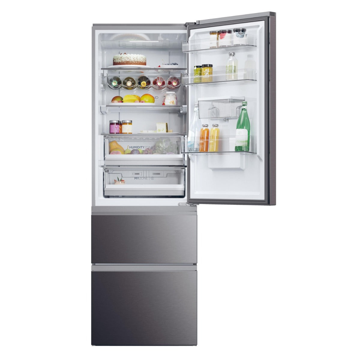 Haier HTW5618EWMP 357L Series 5 60cm 3D No Frost Fridge Freezer  – Renew 2 U