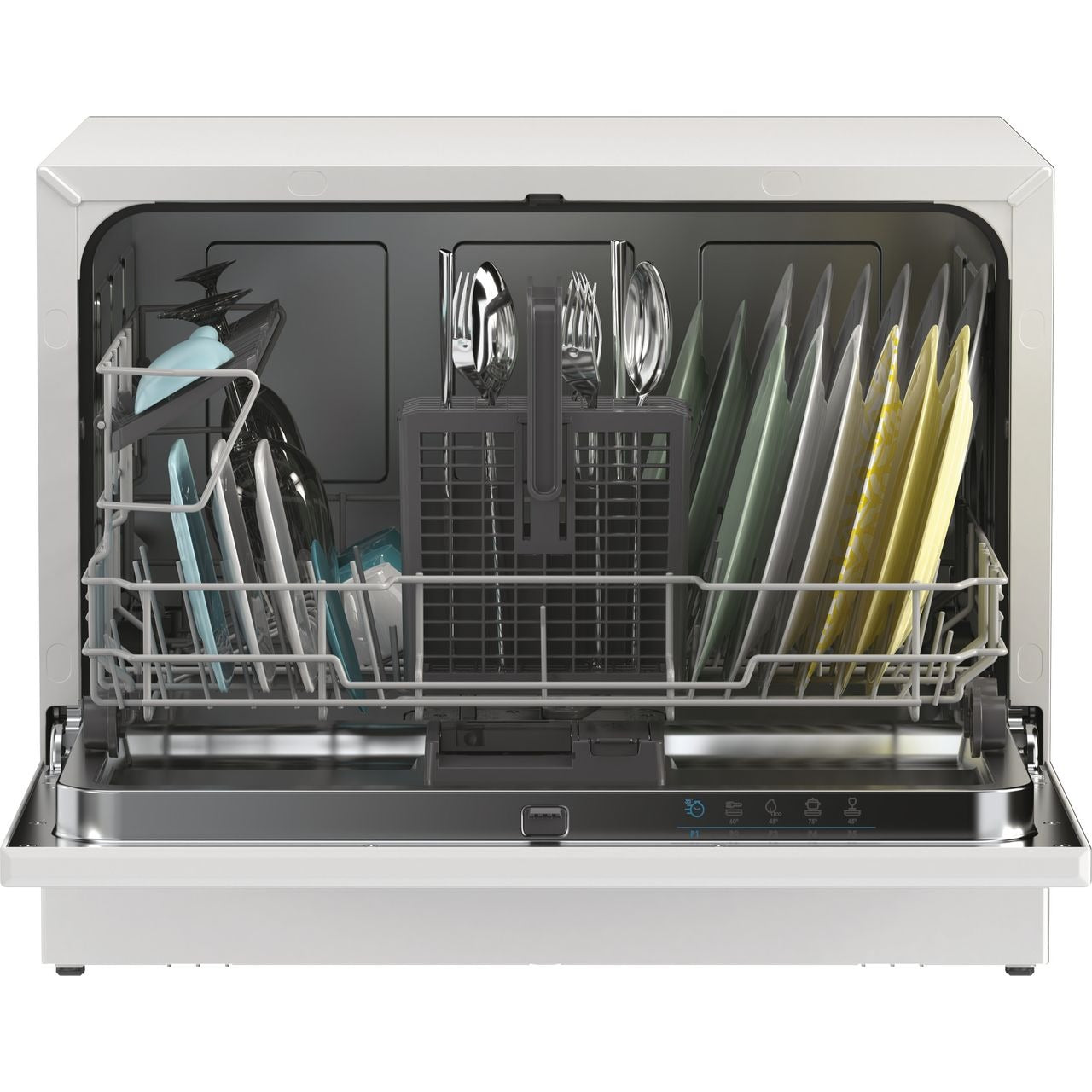 Candy RapidÓ CP 6E51LW-80 6 Place Setting Tabletop Dishwasher – Renew 2 U