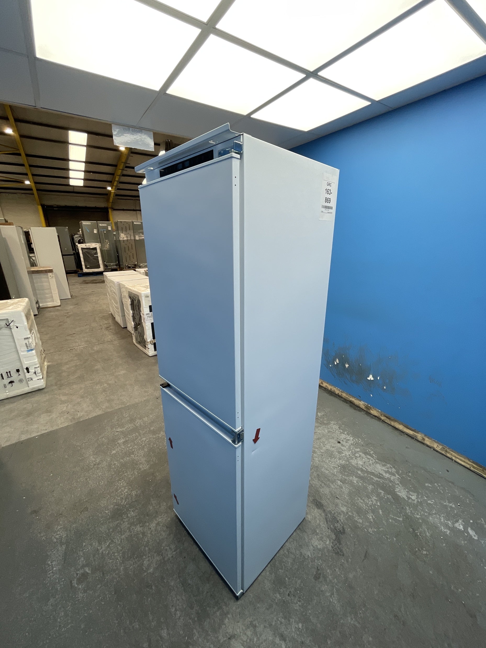 #GRC-163-869 - Haier 54cm Integrated Fridge Freezer – 242L, White, Total No Frost, Smart WiFi