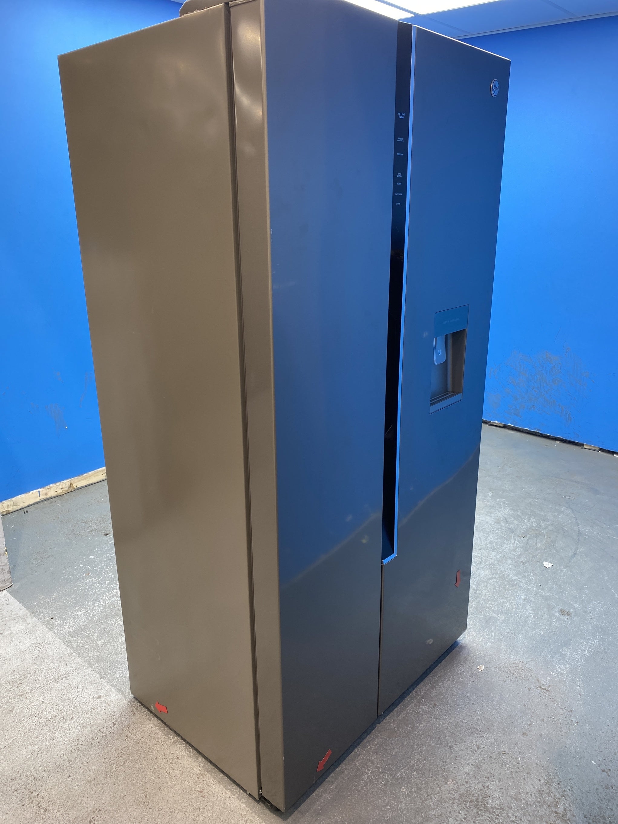 #GRC-156-816 - Hoover HHSWD918F1XK American Style Fridge Freezer