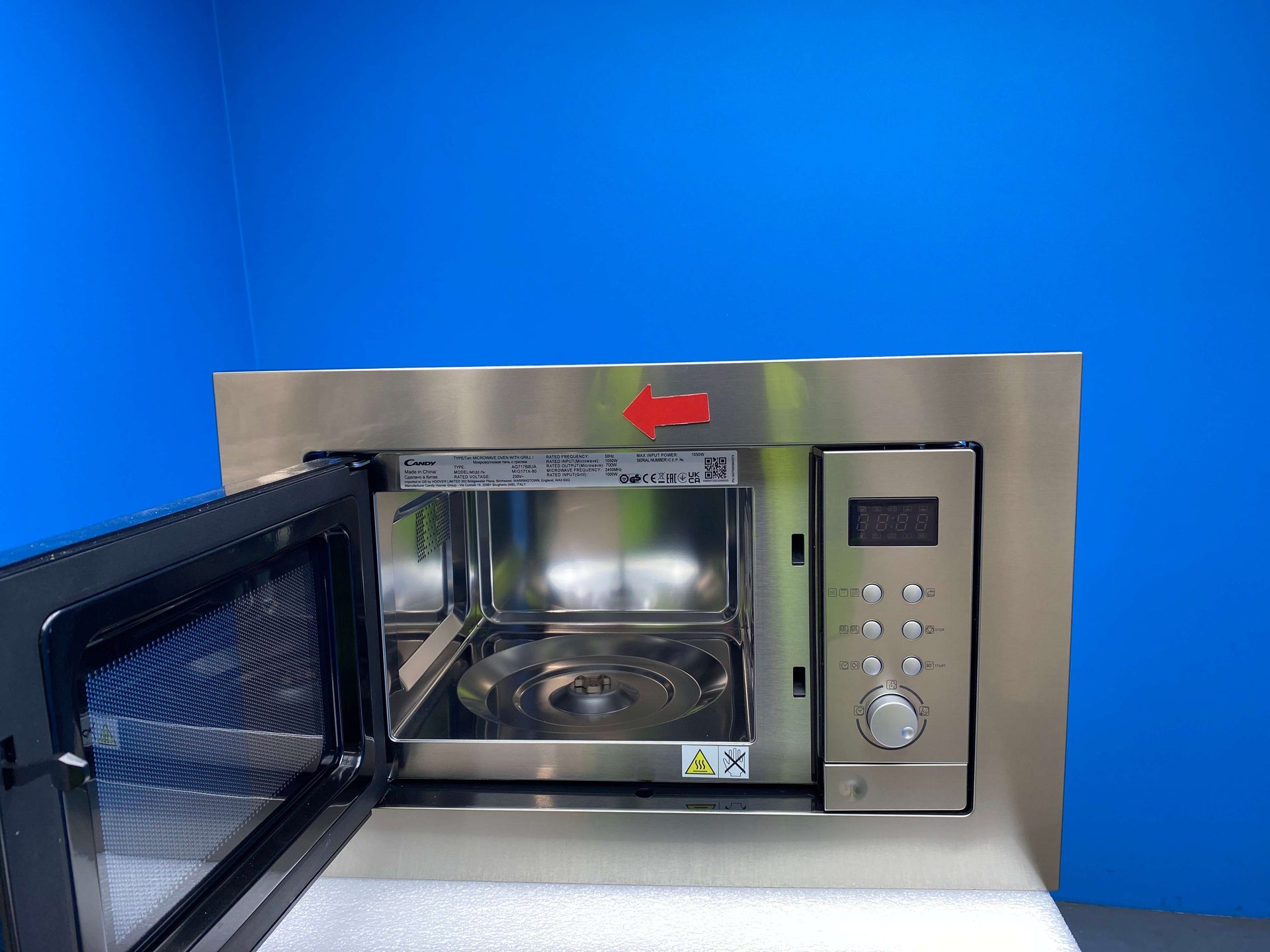 Candy MIG171X Built-in 17 Litres Grill and Microwave